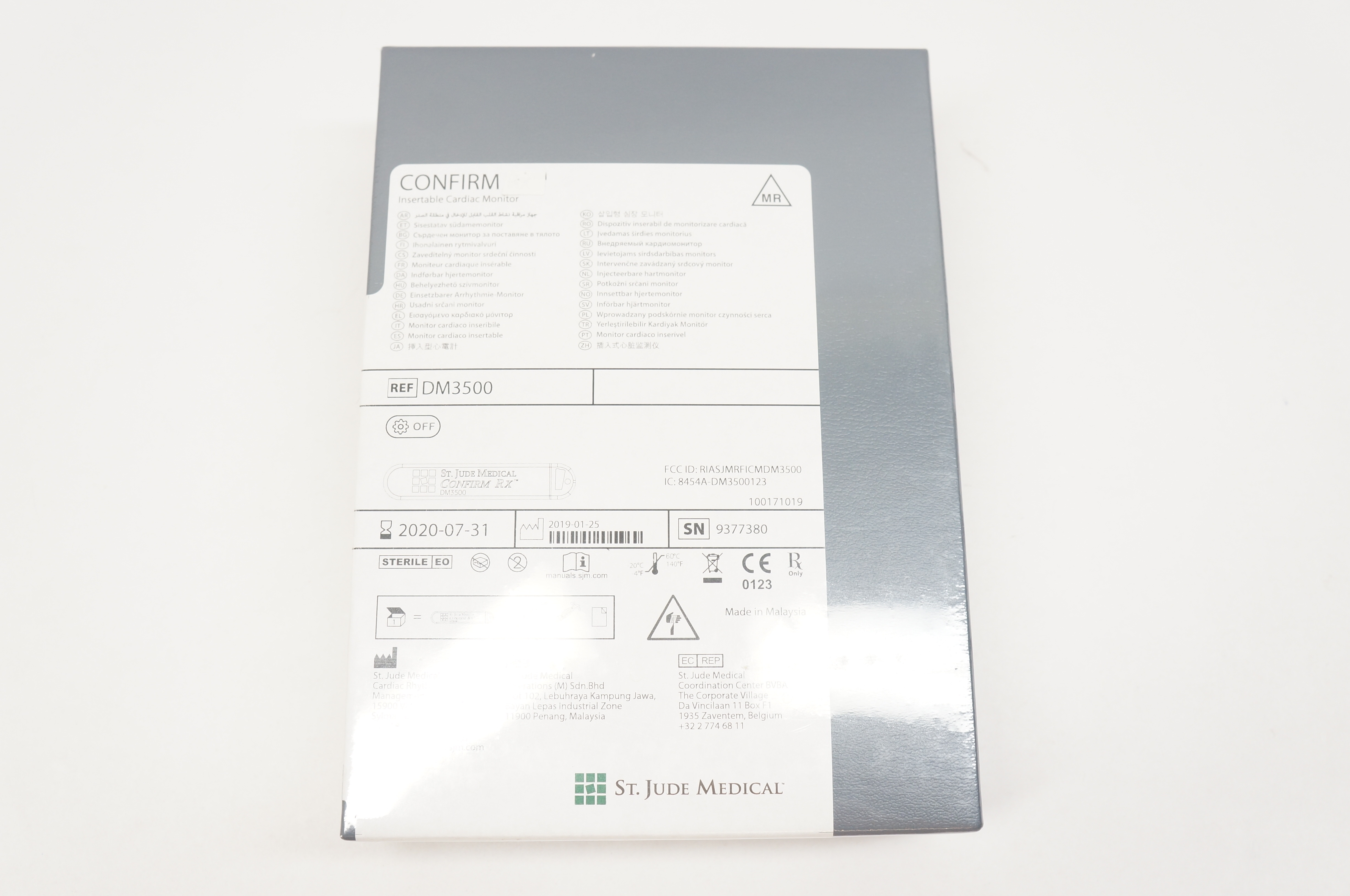 St. Jude Medical DM3500 Confirm Rx Insertable Cardiac Monitor (x)