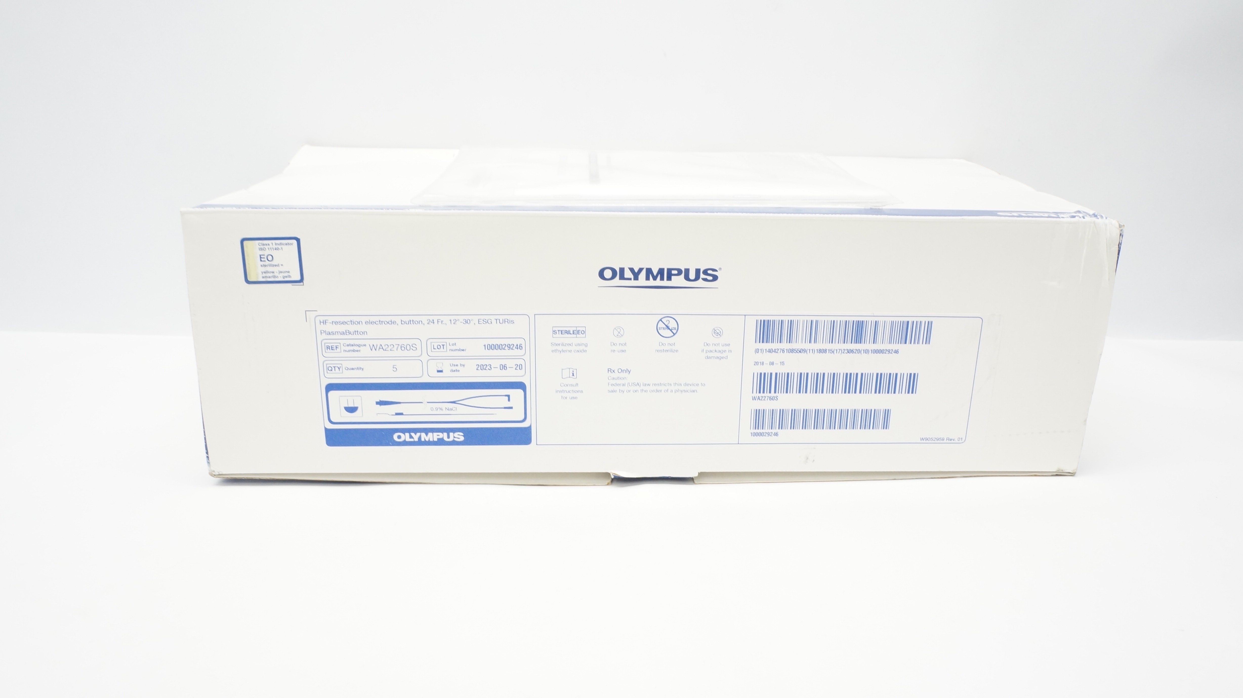 Olympus WA22760S PlasmaButton Hi-Resection Electrode 24Fr (x) - Box of 5