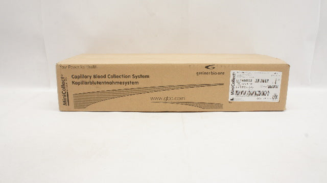Greiner Bio-One 450532 MiniCollect TUBE 0.25/0.5 ml K2E K2EDTA (x) - Case of 500