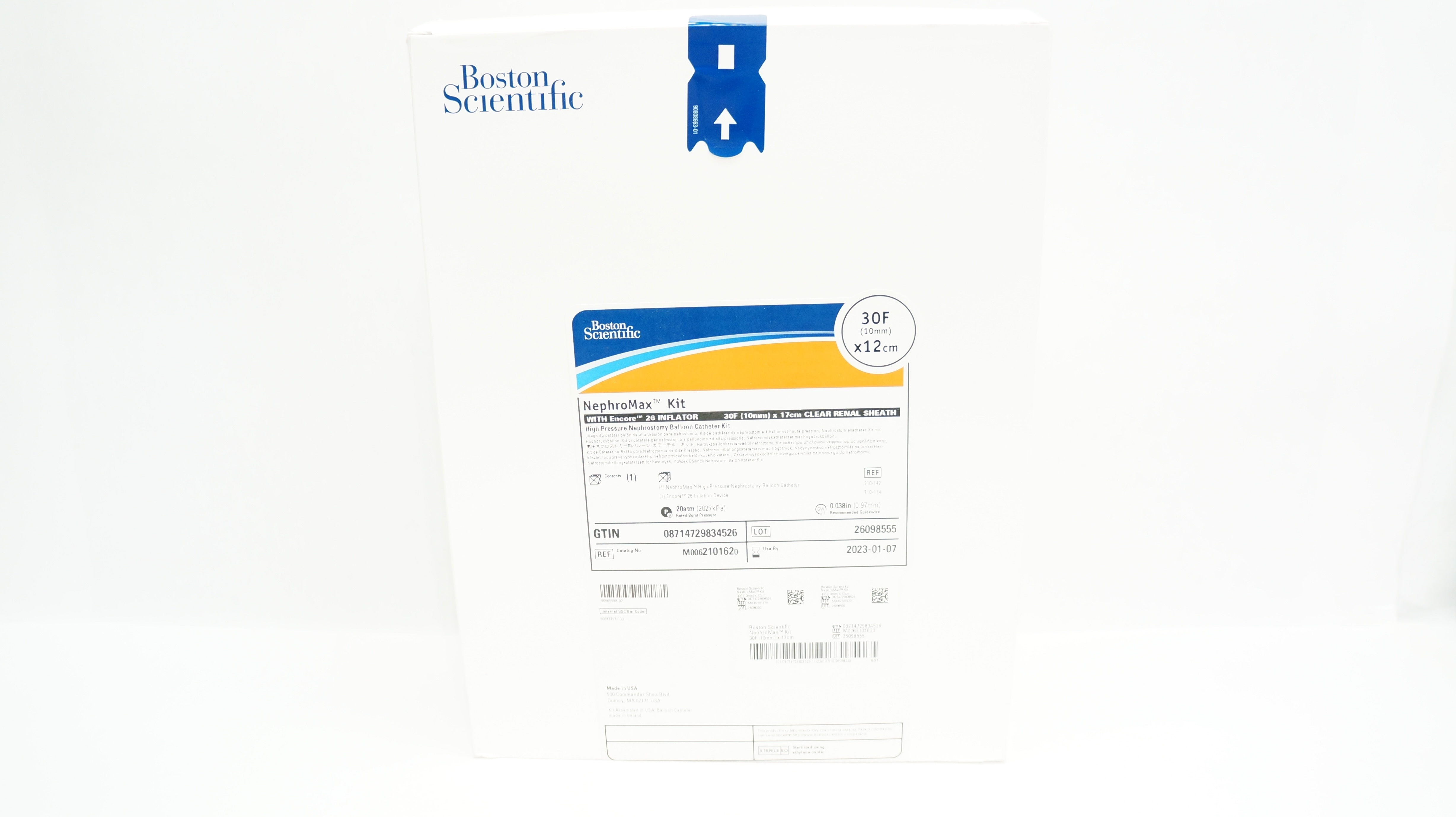 Boston Scientific M0062101620 NephroMax Nephrostomy Cath. Kit 30F x 12cm (x)