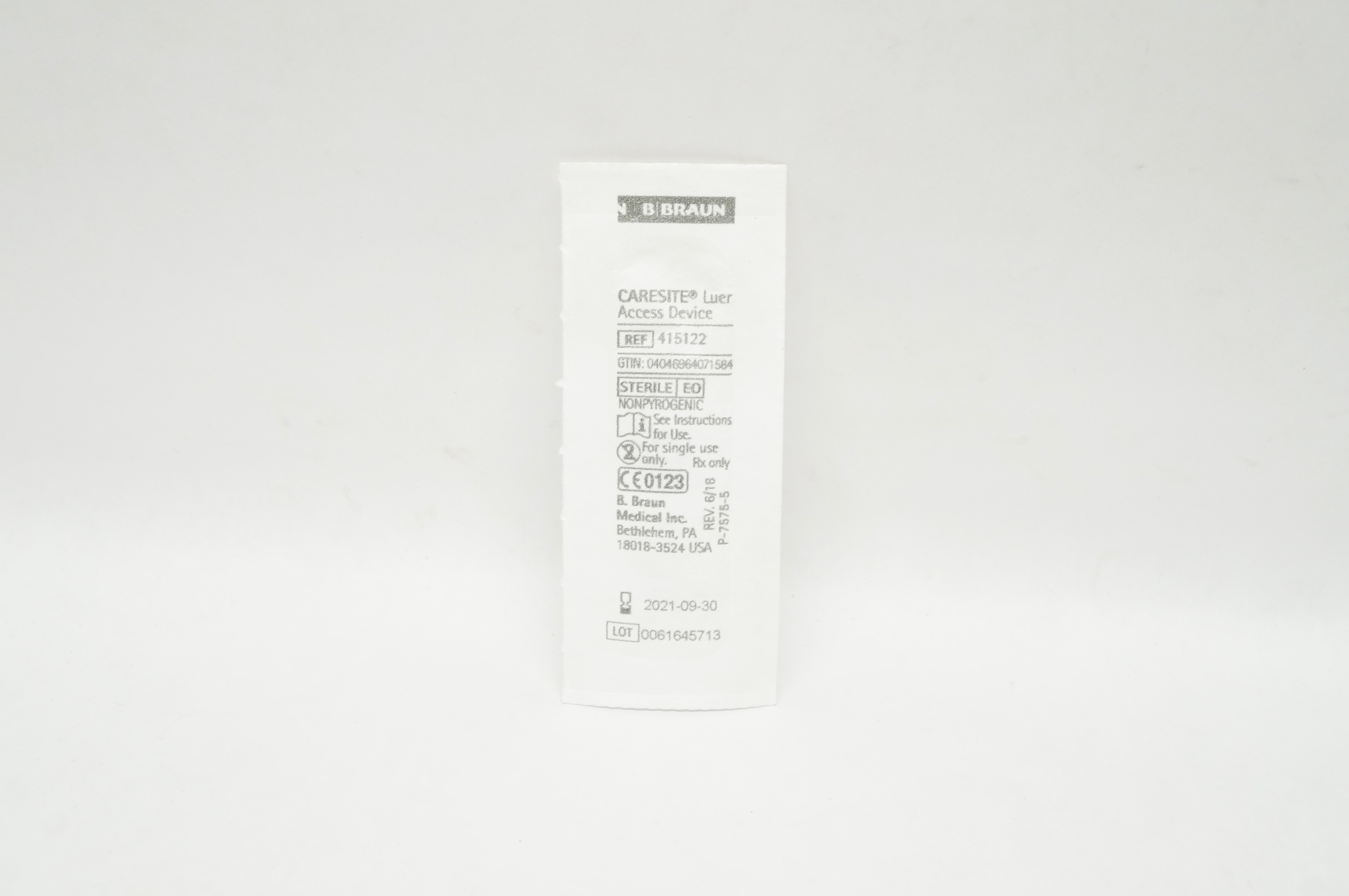 Braun 415122 Caresite Luer Access Device (x)
