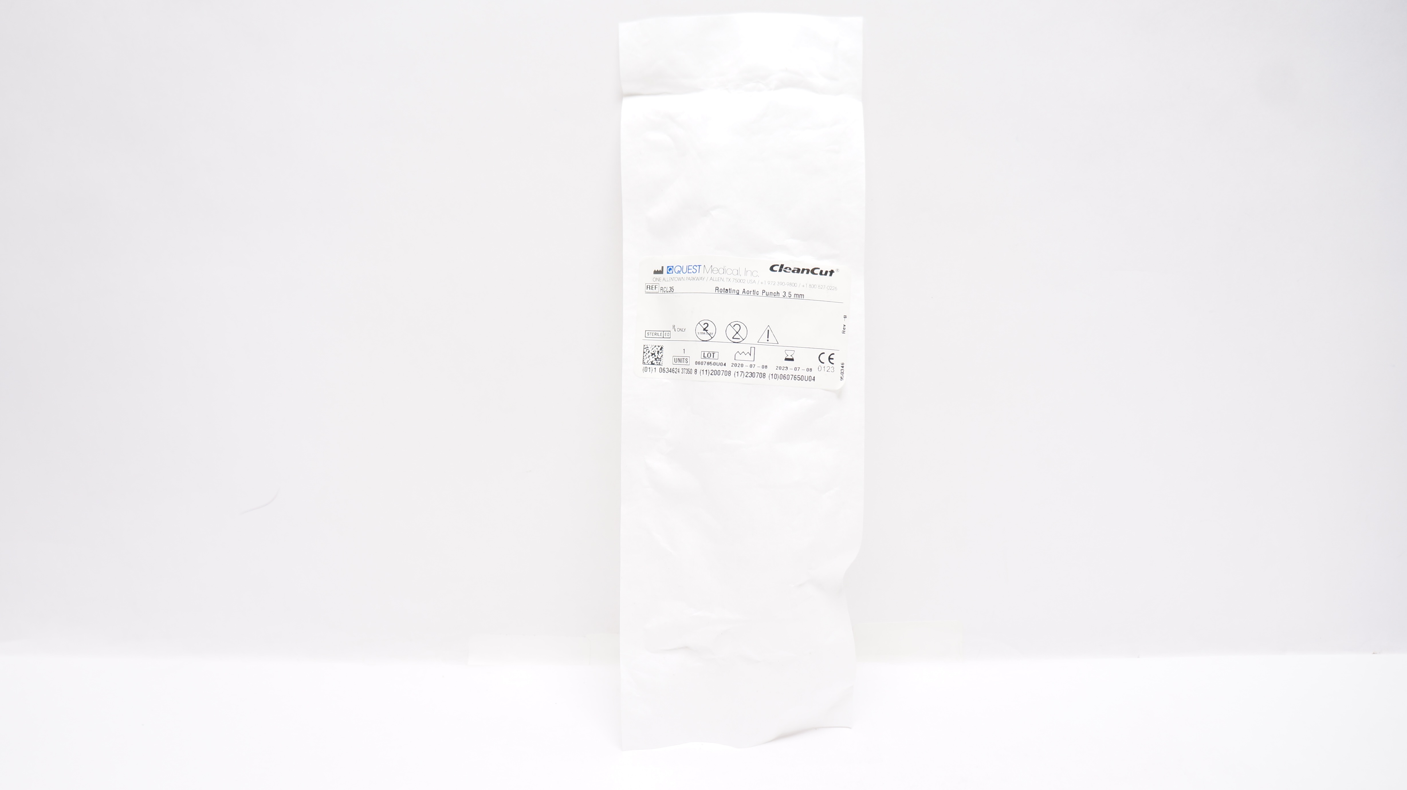 Quest Medical RCL35 CleanCut Rotating Aortic Punch 3.5mm (x)