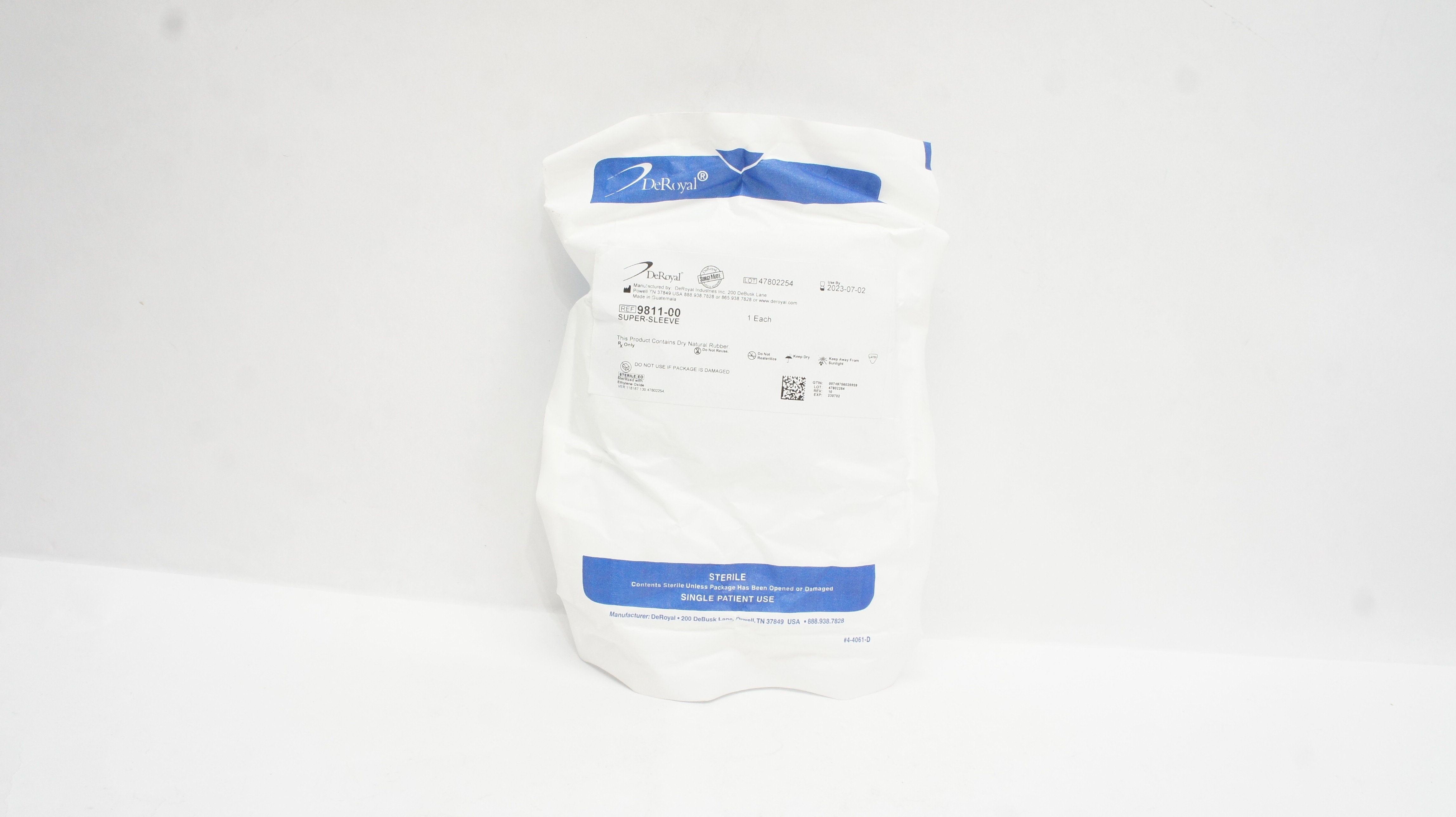 DeRoyal 9811-00 Super-Sleeve (x)