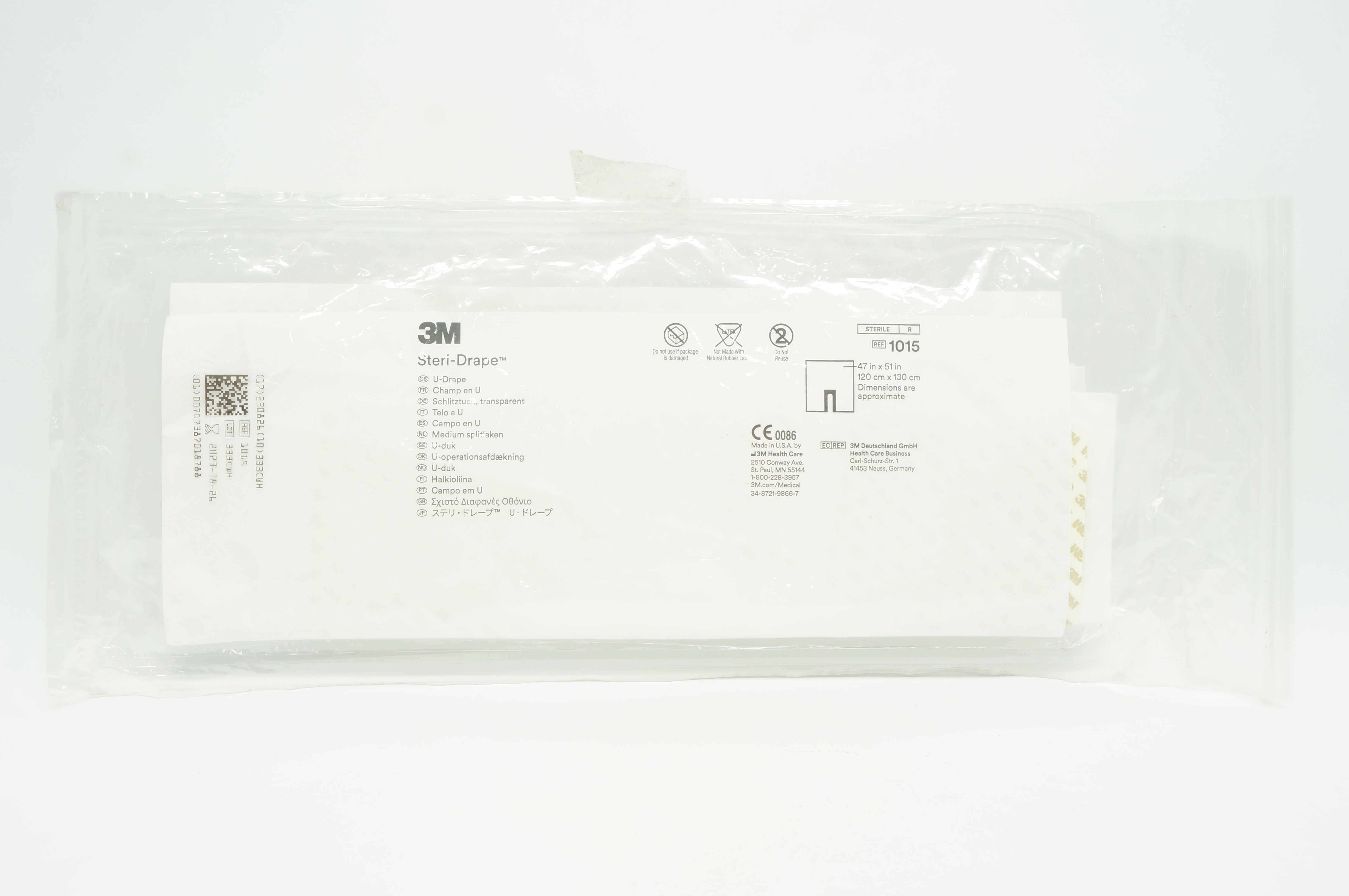 3M 1015 Steri-Drape U-Drape 47inch x 51inch