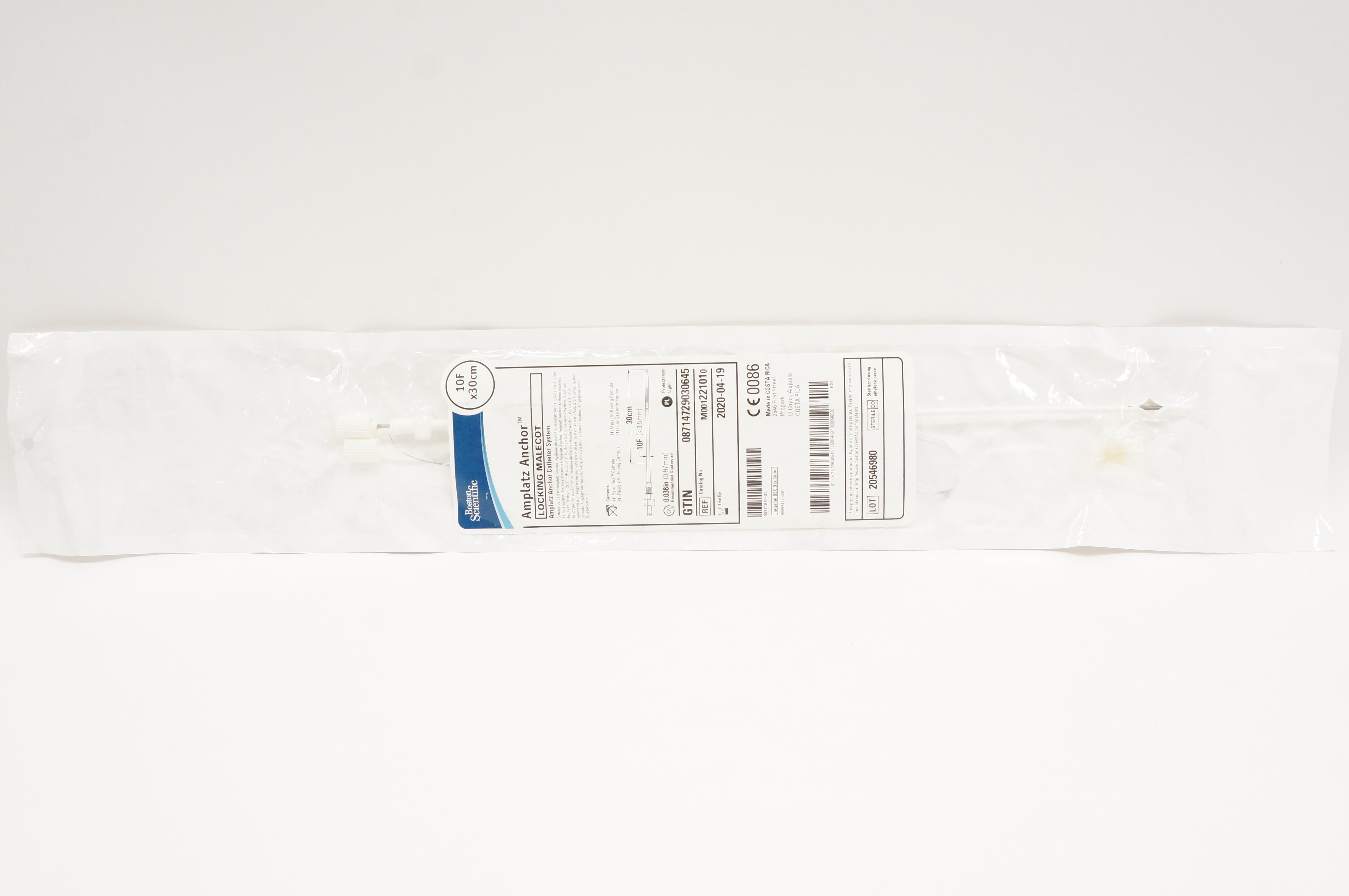 Boston Scientific 22101 Amplatz Anchor Catheter System 10F x 30cm (x)
