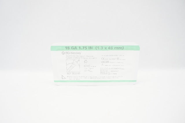 BD 383540 Nexivia Closed IV Cath. System-Dual Port 18GA x 1.75In