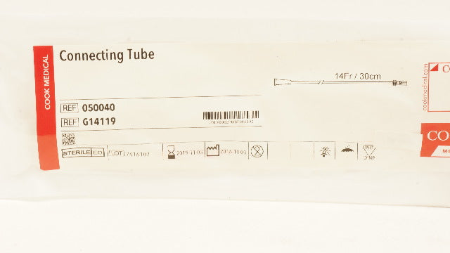Cook Medical G14119 Connecting Tube 14Fr x 30cm (x)