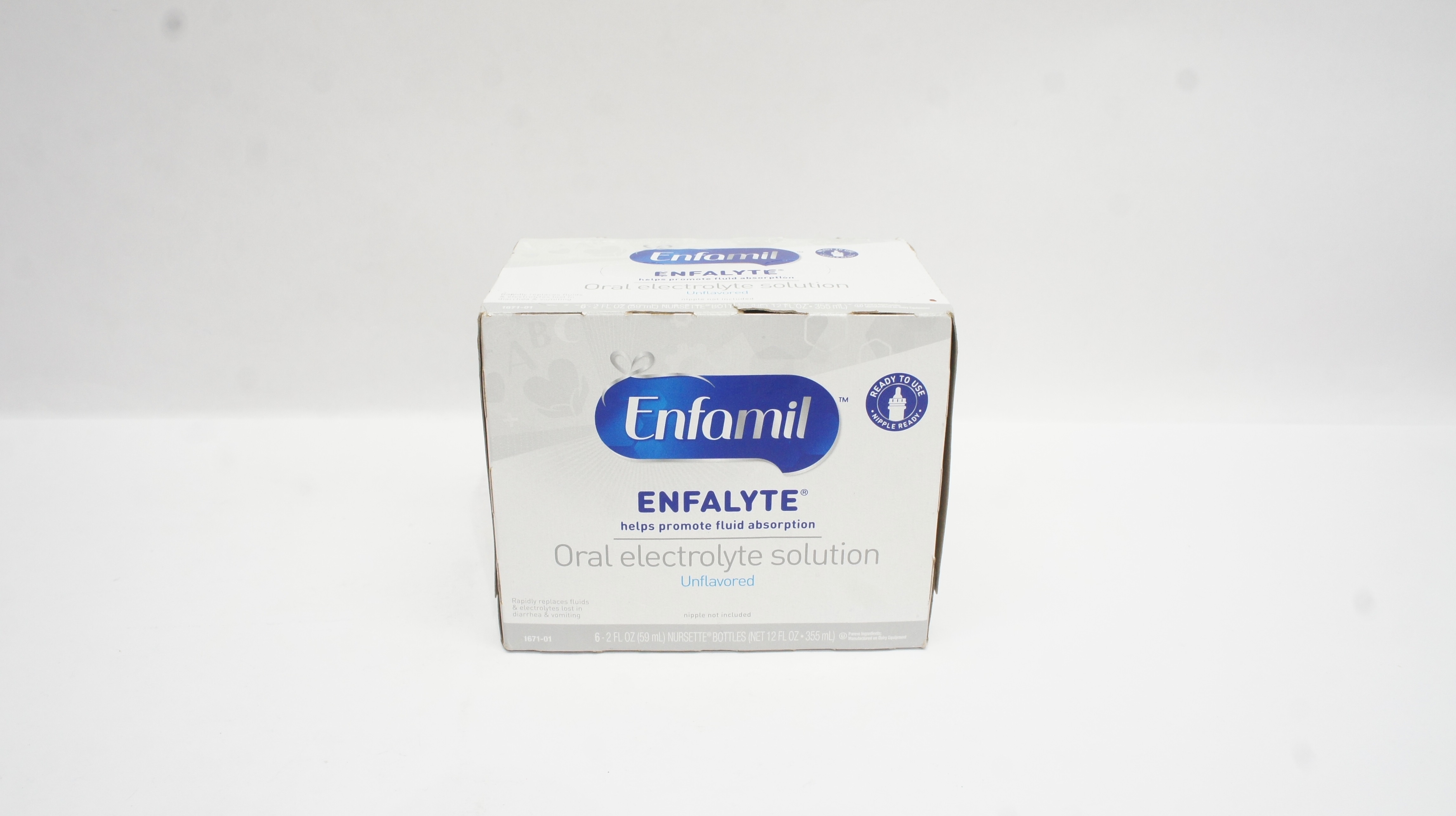 MeadJohnson 1671-01 Enfamil Enfalyte Oral Electrolyte Solution 2fl oz - Box of 6