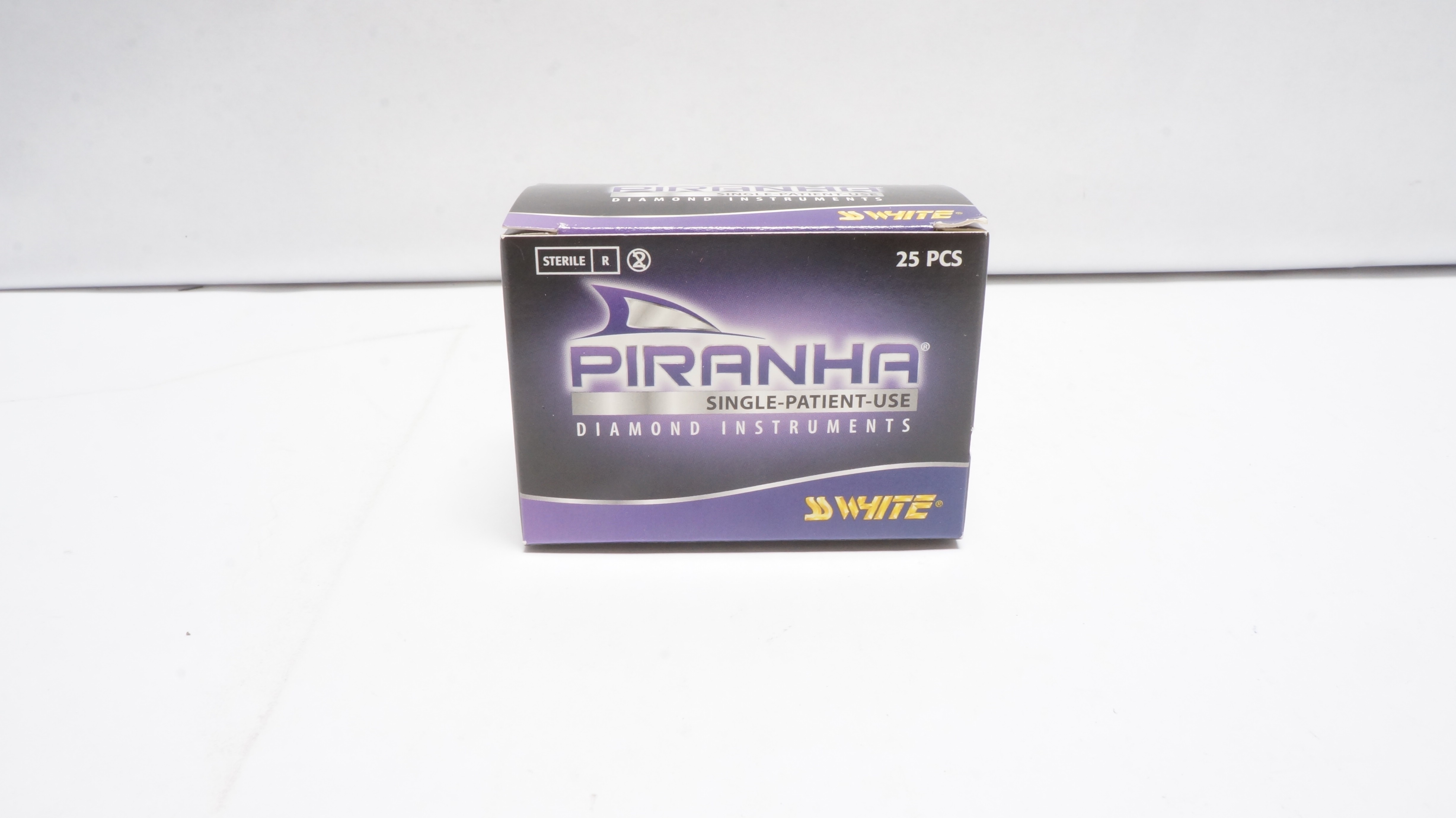 SS White 847-016FR Piranha Flat-End Taper Diam. 1.6mm, Length 8 (x) ~ Box of 25