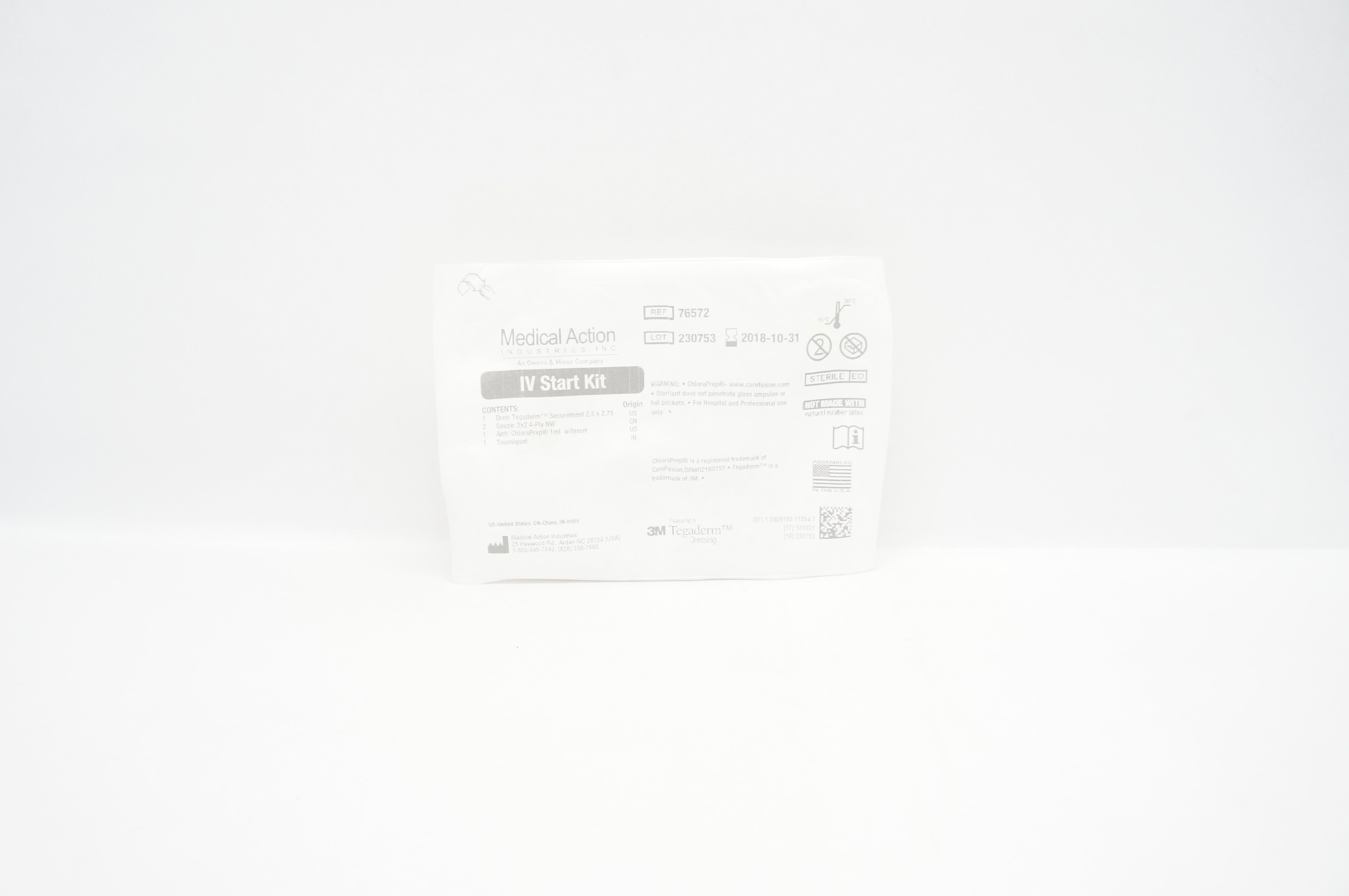 Medical Action Industries 76572 Featuring 3M Tegaderm Dressing IV Start Kit (x)