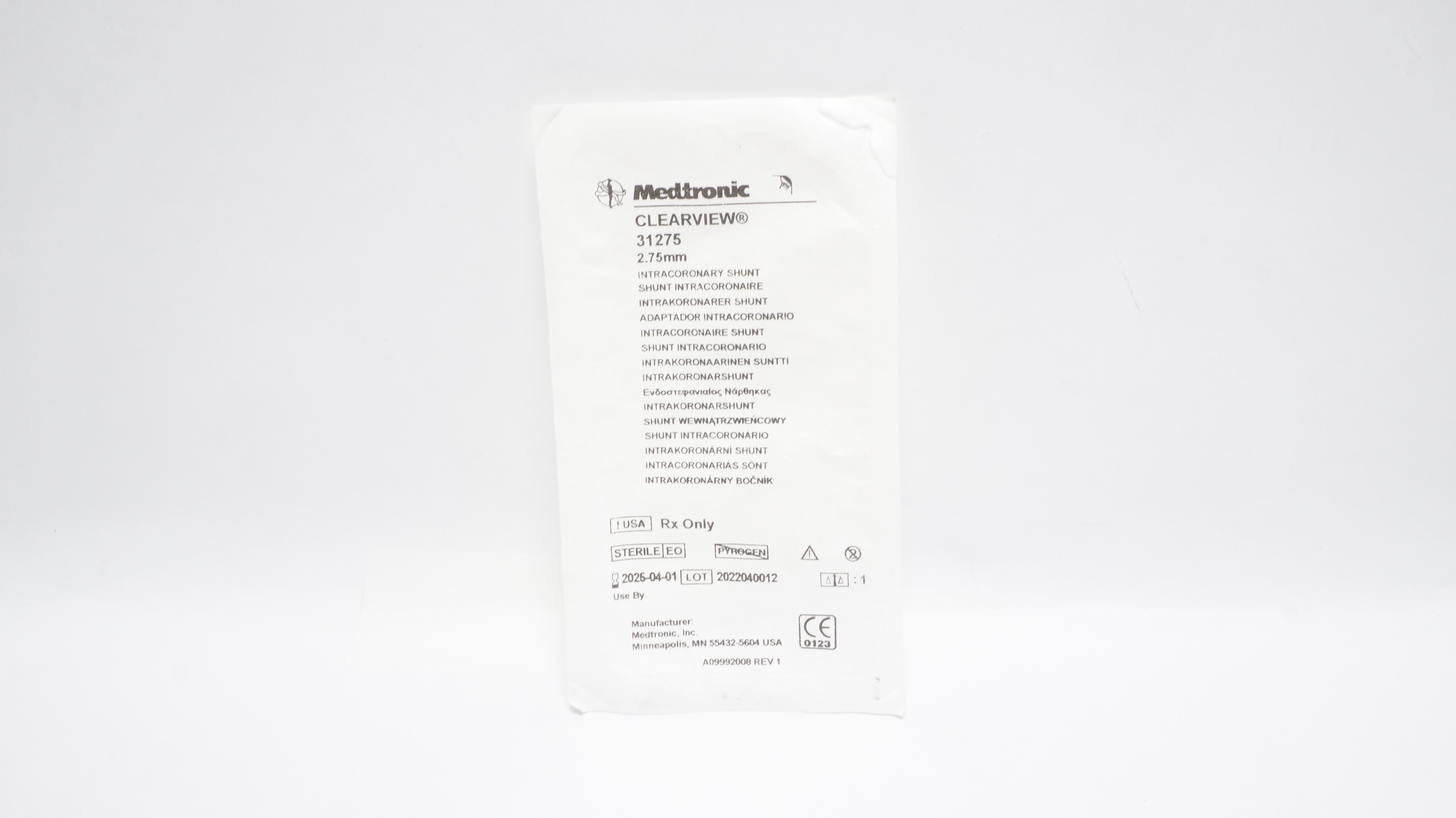 Medtronic 31275 Clearview Intracoronary Shunt 2.75 mm (x)