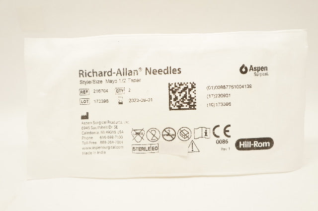 Richard Allan 216704 Ndle, Style/Size Mayo 1/2 Taper - Pack of 2