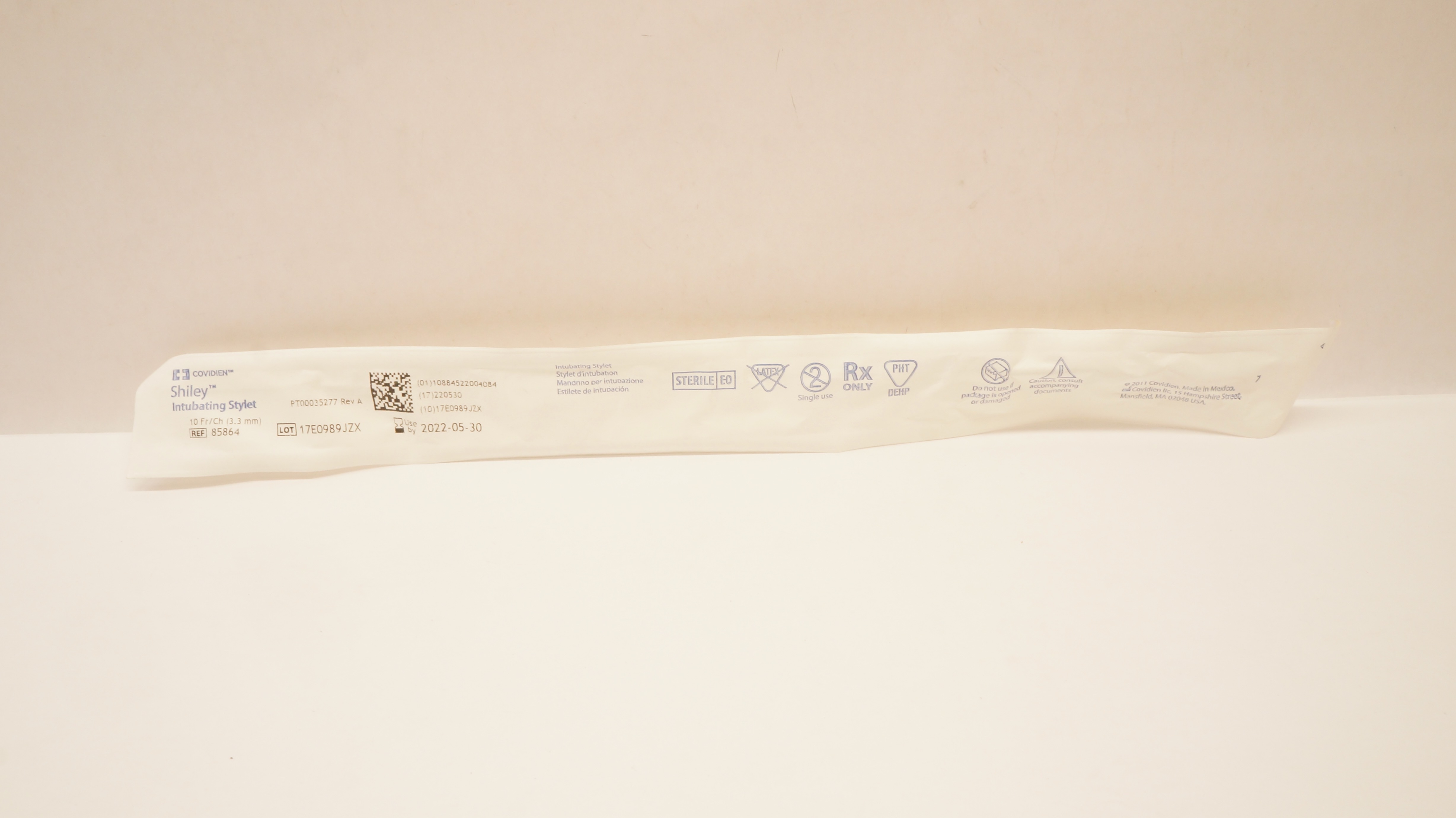 Covidien 85864 Shiley Intubating Stylet 10Fr/Ch (x)