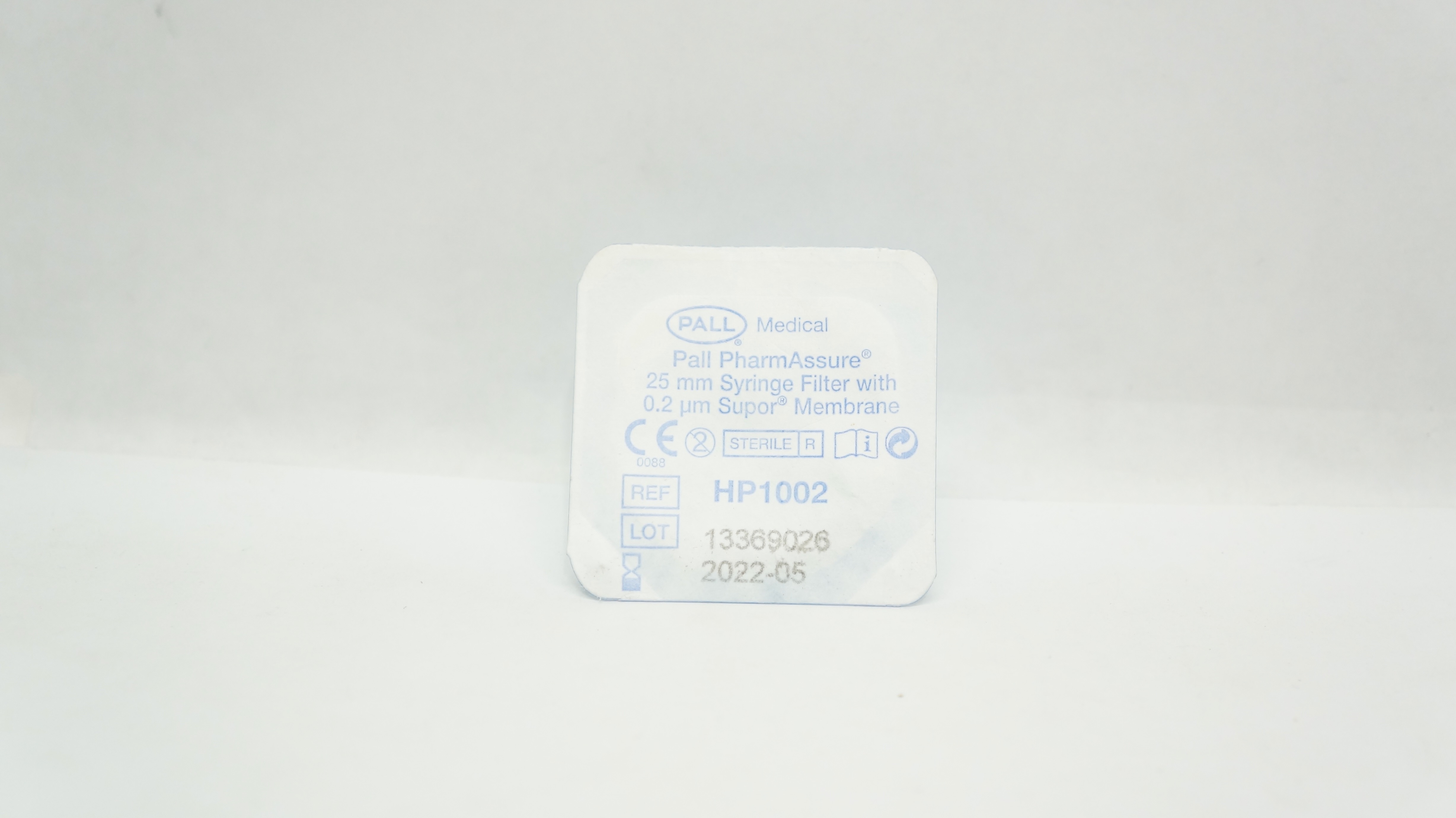 Pall Medical HP1002 PharmAssure 25mm Syringe Filter w/Supor Membrane 0.2µm (x)