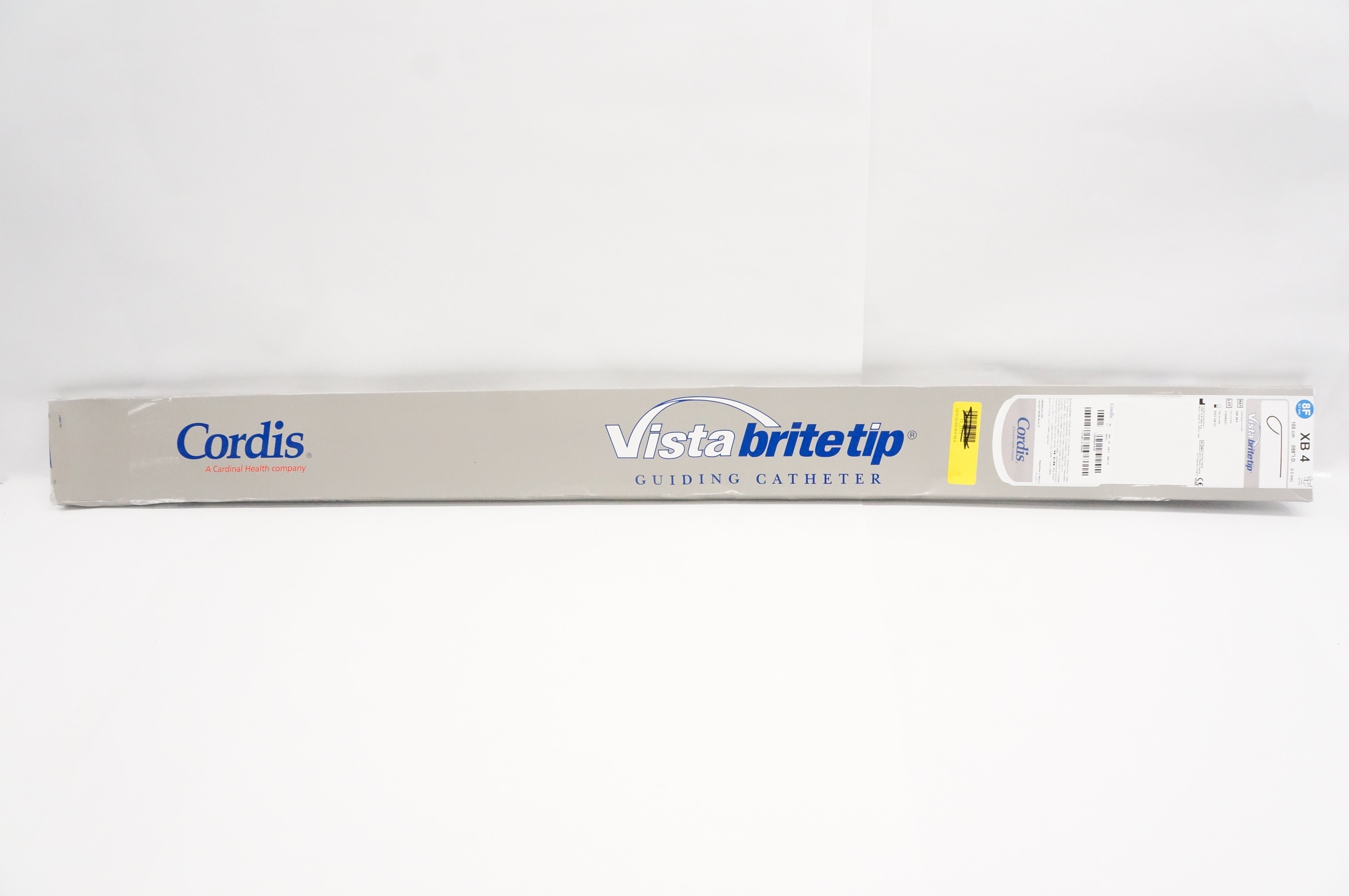 Cordis 588-894 Vista Brite Tip Guiding Cath. XB 4 8F x 100cm x .088inch ID (x)
