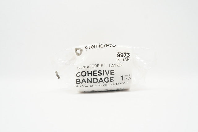 Premier Pro 8973 Cohesive Bandages 3inch Tan x 5yds.