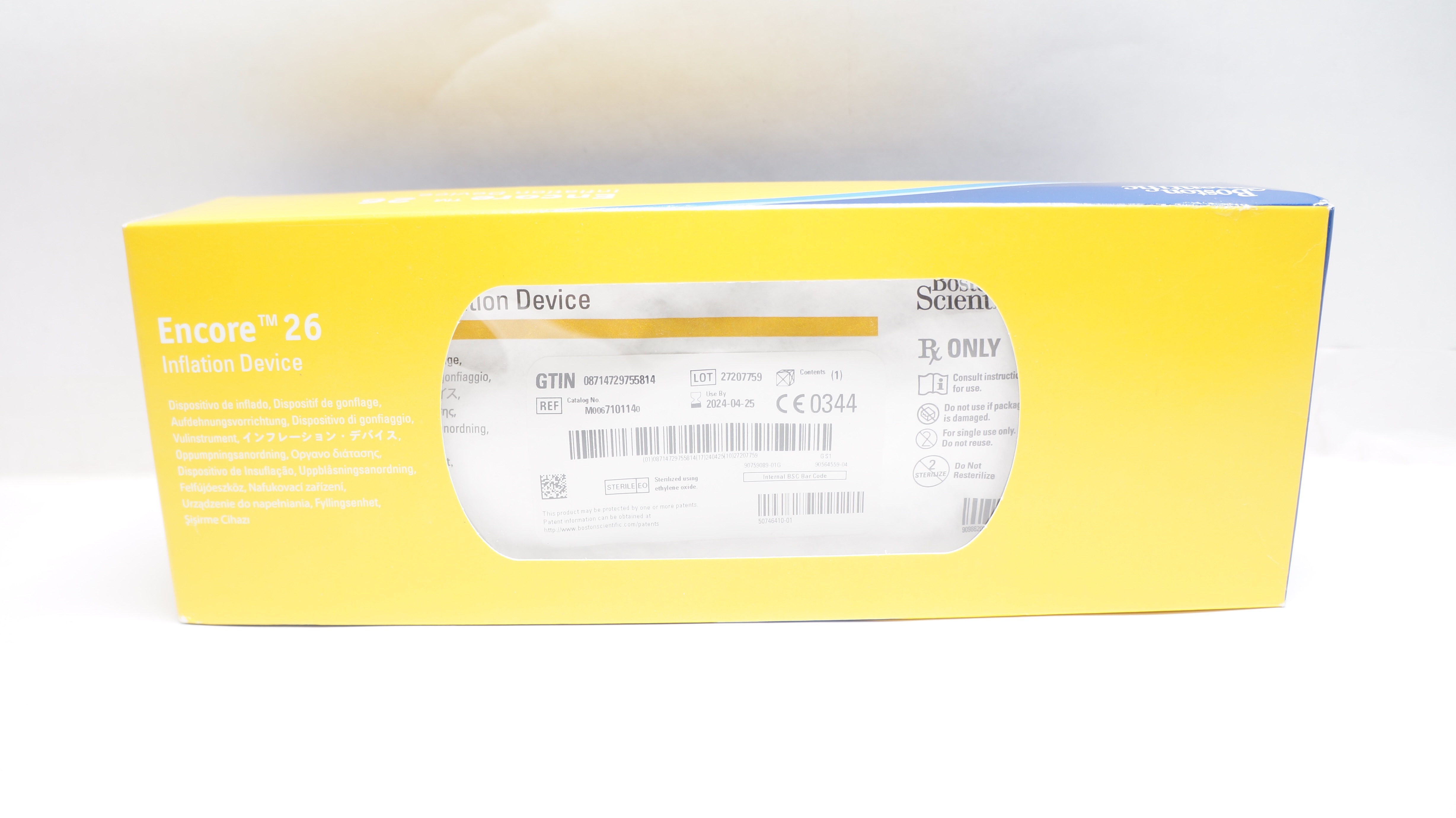 Boston Scientific M0067101140 Encore 26 Inflation Device