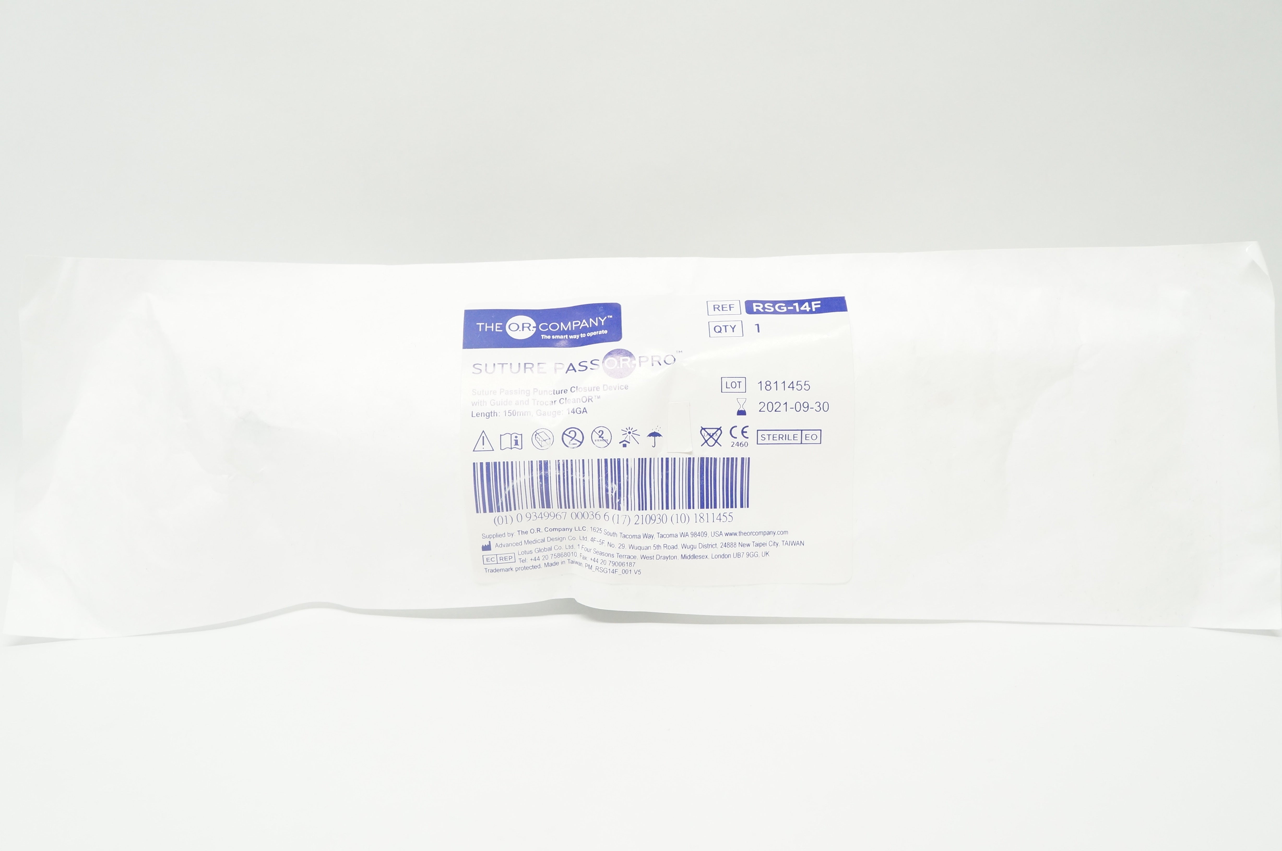 The O.R.-Company RSG-14F Suture Pass O.R.-Pro (x)