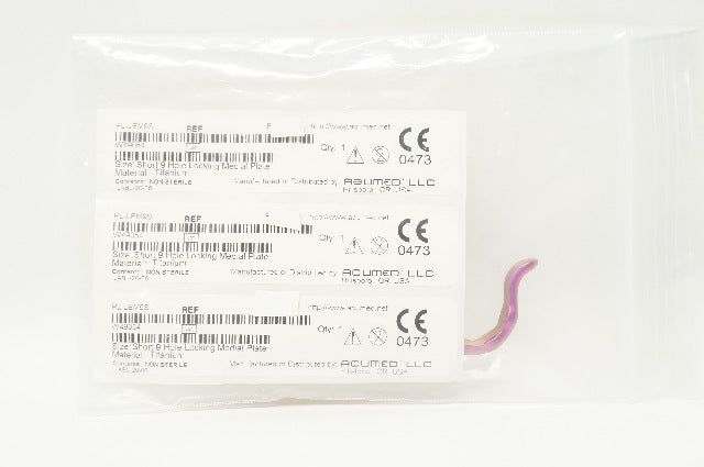 Acumed PL-LEM9S Congruent Plate System Short 9 Hole Locking Medial Plate
