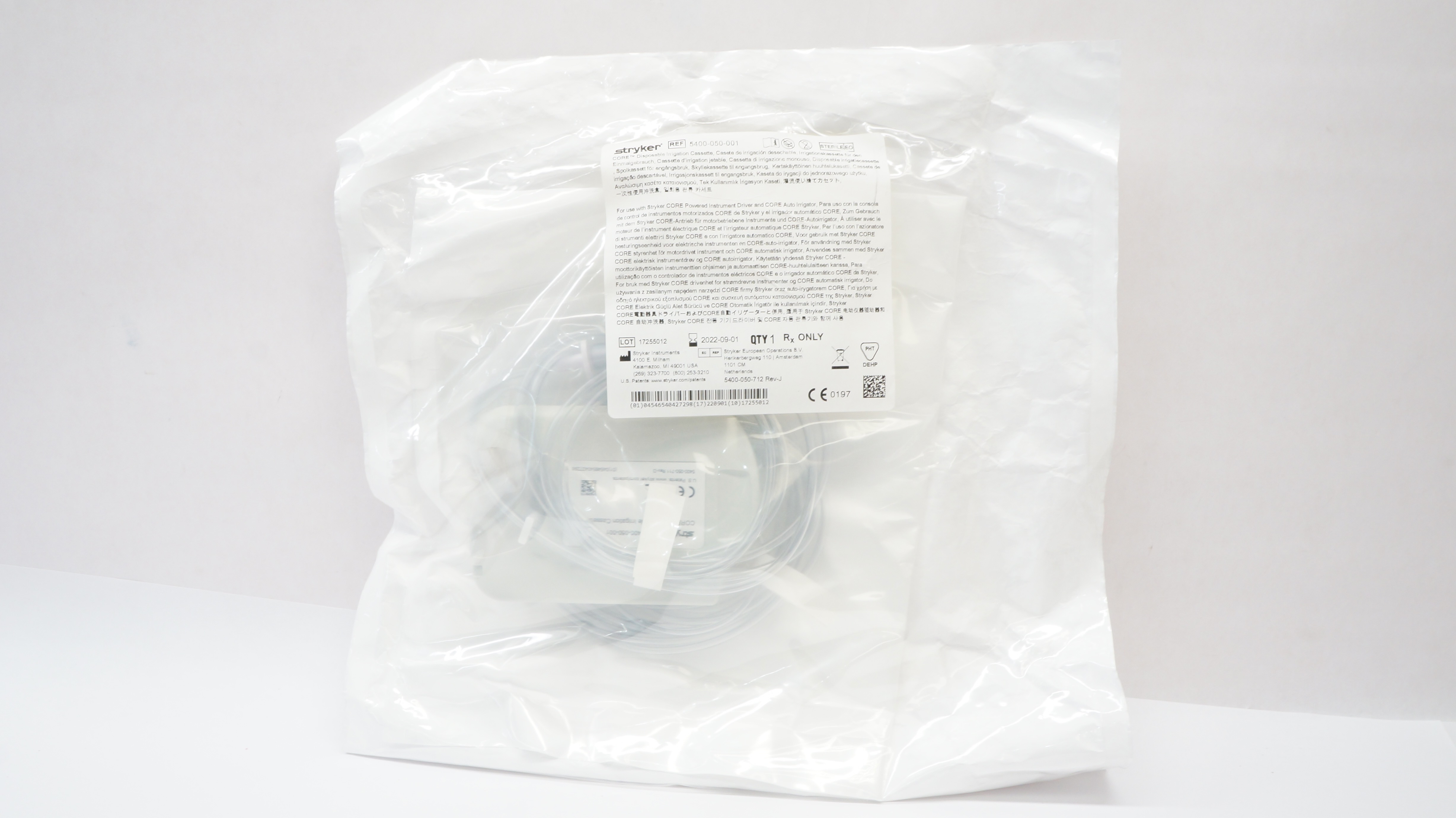 Stryker 5400-050-001 Core Disposable Irrigation Cassette (x)