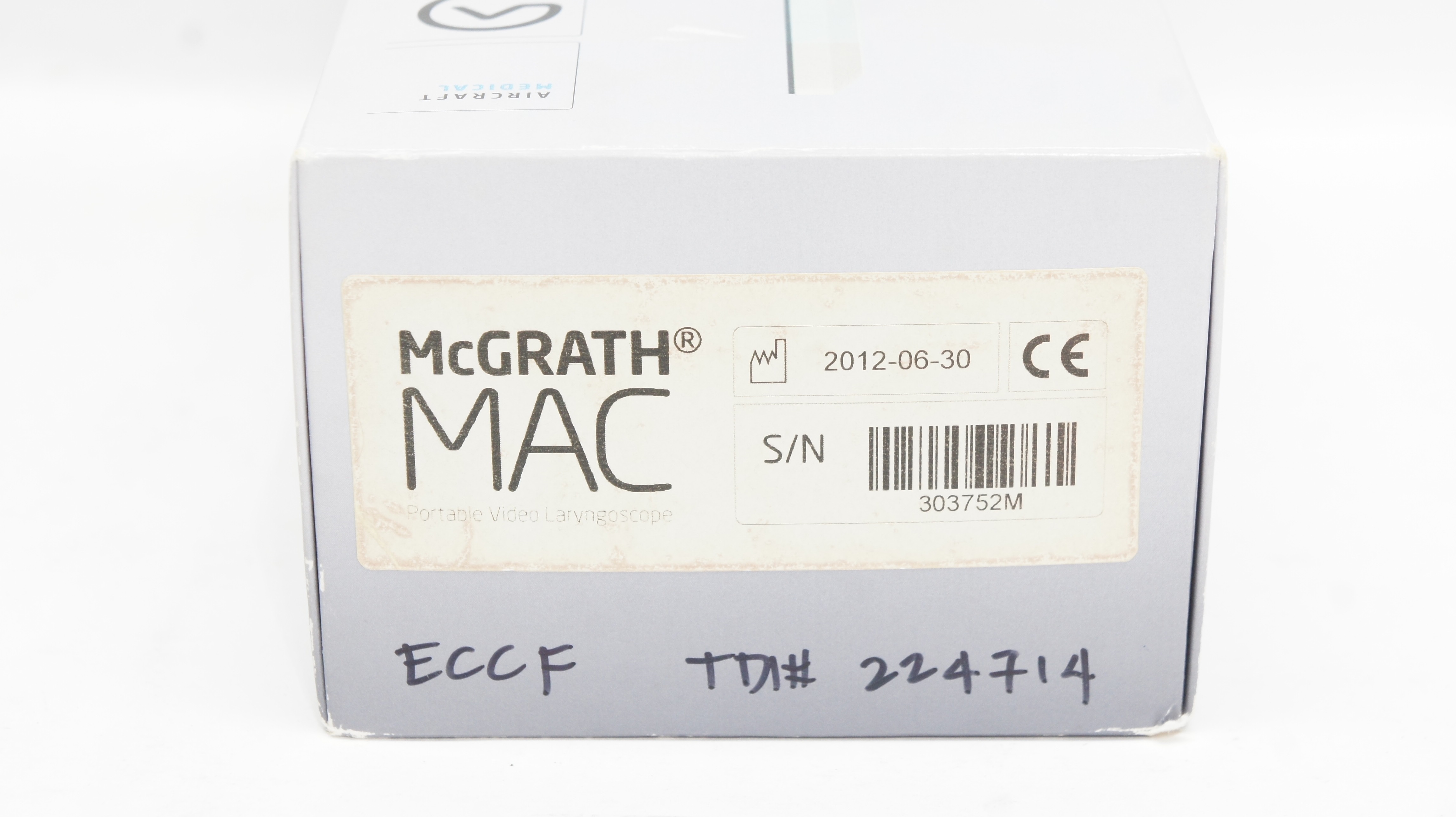 Aircraft Medical McGrath MAC Video Laryngoscope