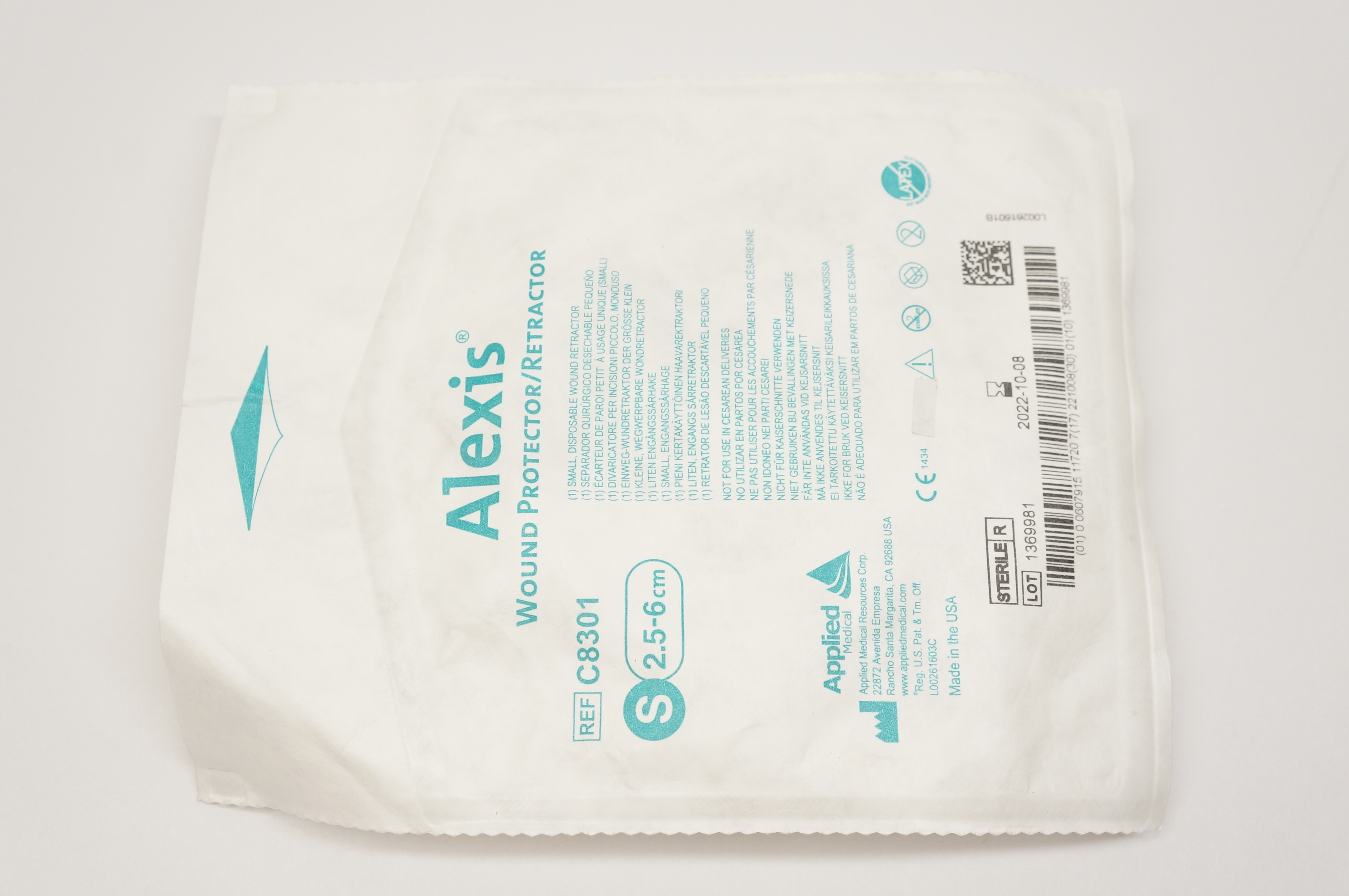 Applied Medical C8301 Alexis Wound Protector/Retractor S2.5-6cm