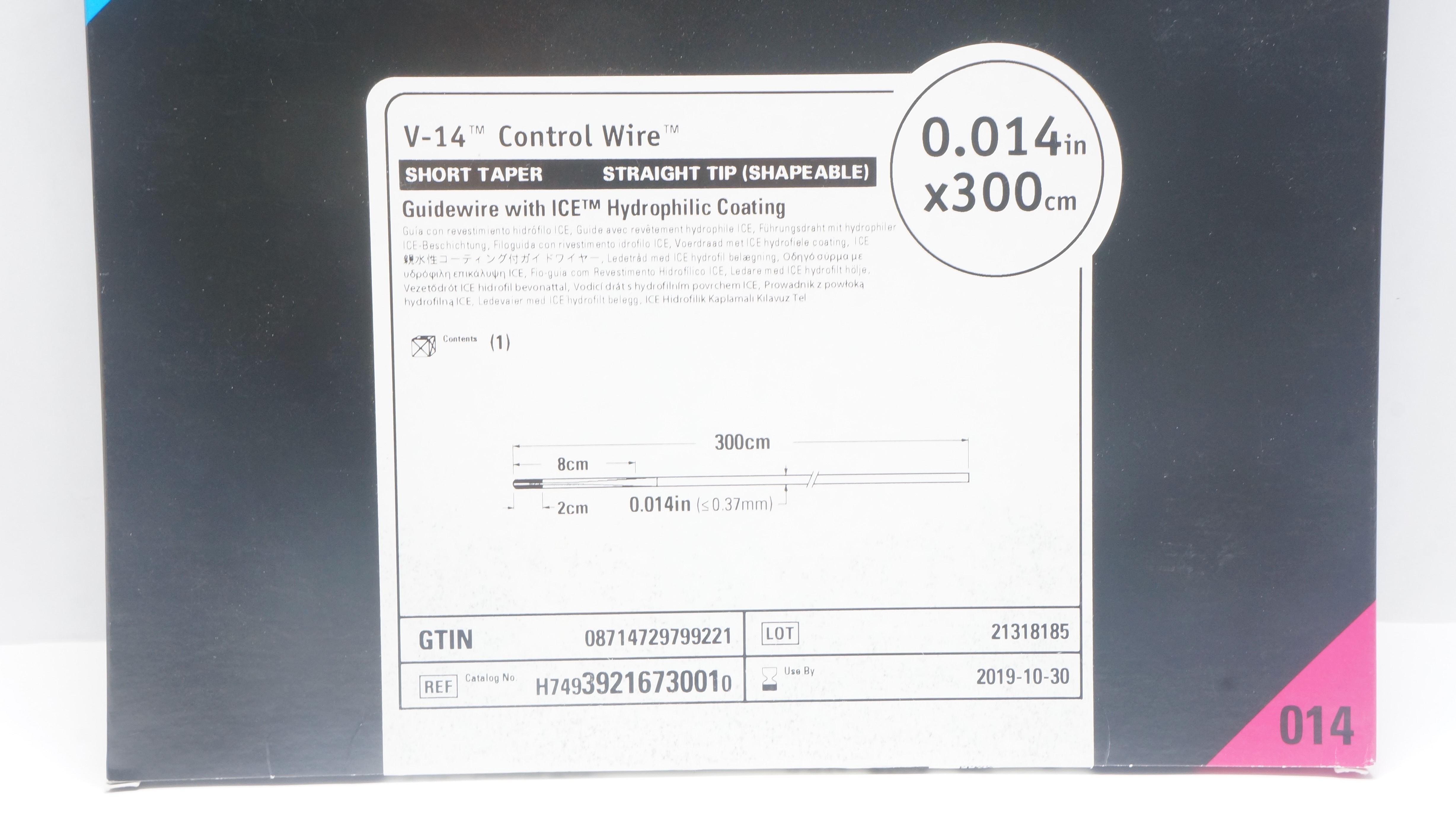 Boston Scientific H74939216730010 Control Wire Guidewire 0.014inch x 300cm (x)