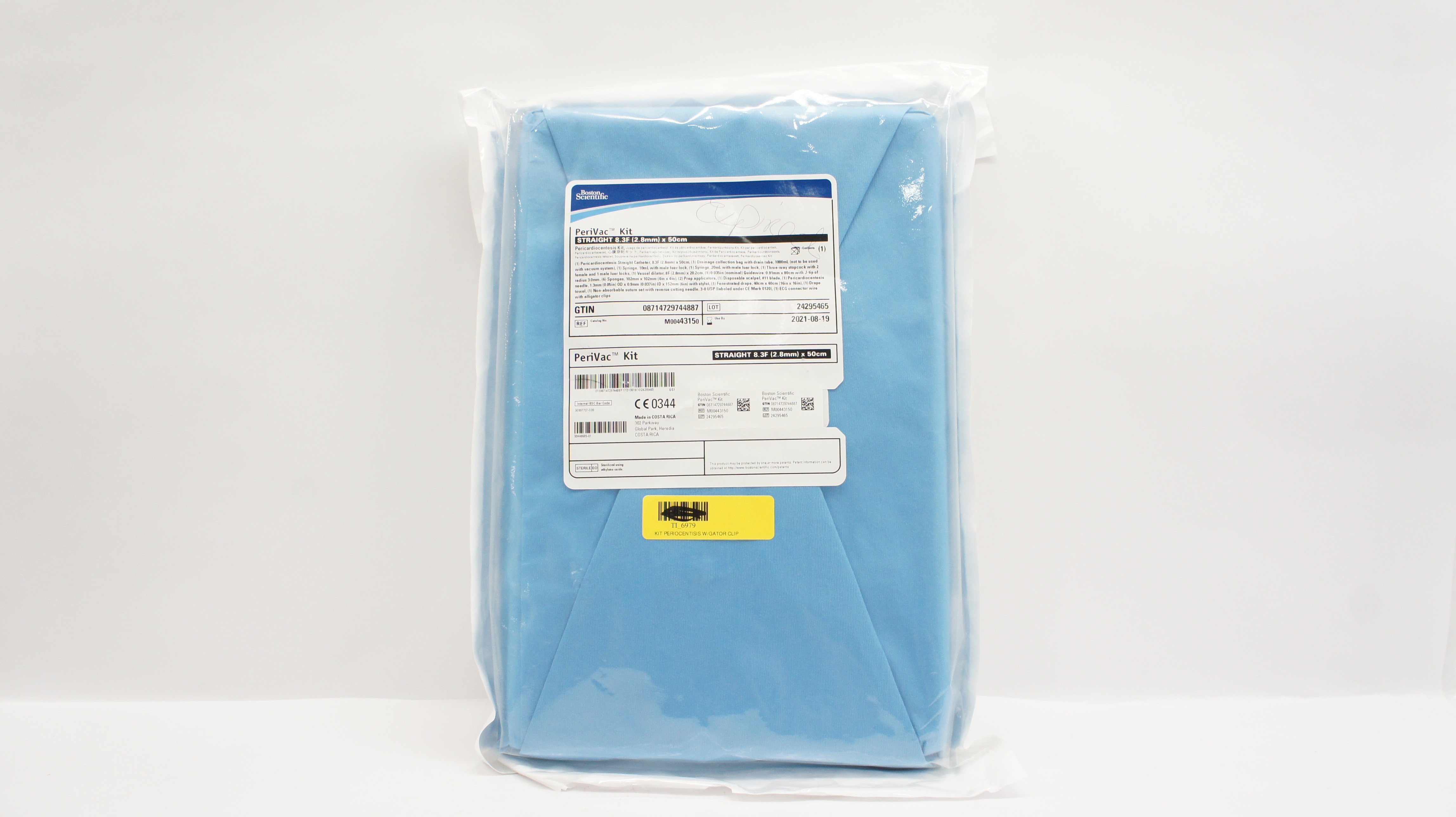 Boston Scientific 4315 Pericardiocentesis Kit Straight 8.3F x 50cm (x)
