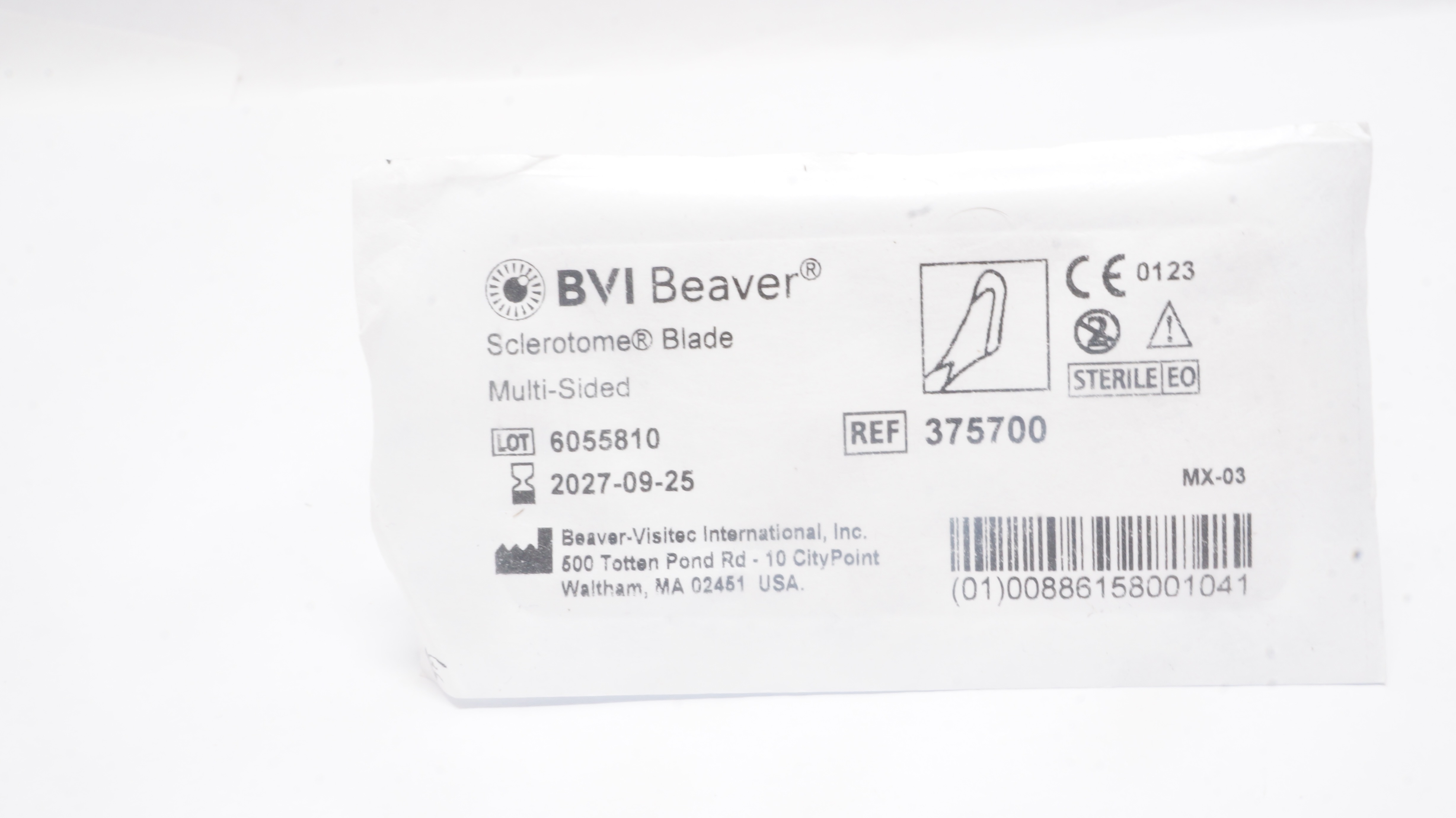 Bvi Beaver 375700 Sclerotome Blade Multi-Sided
