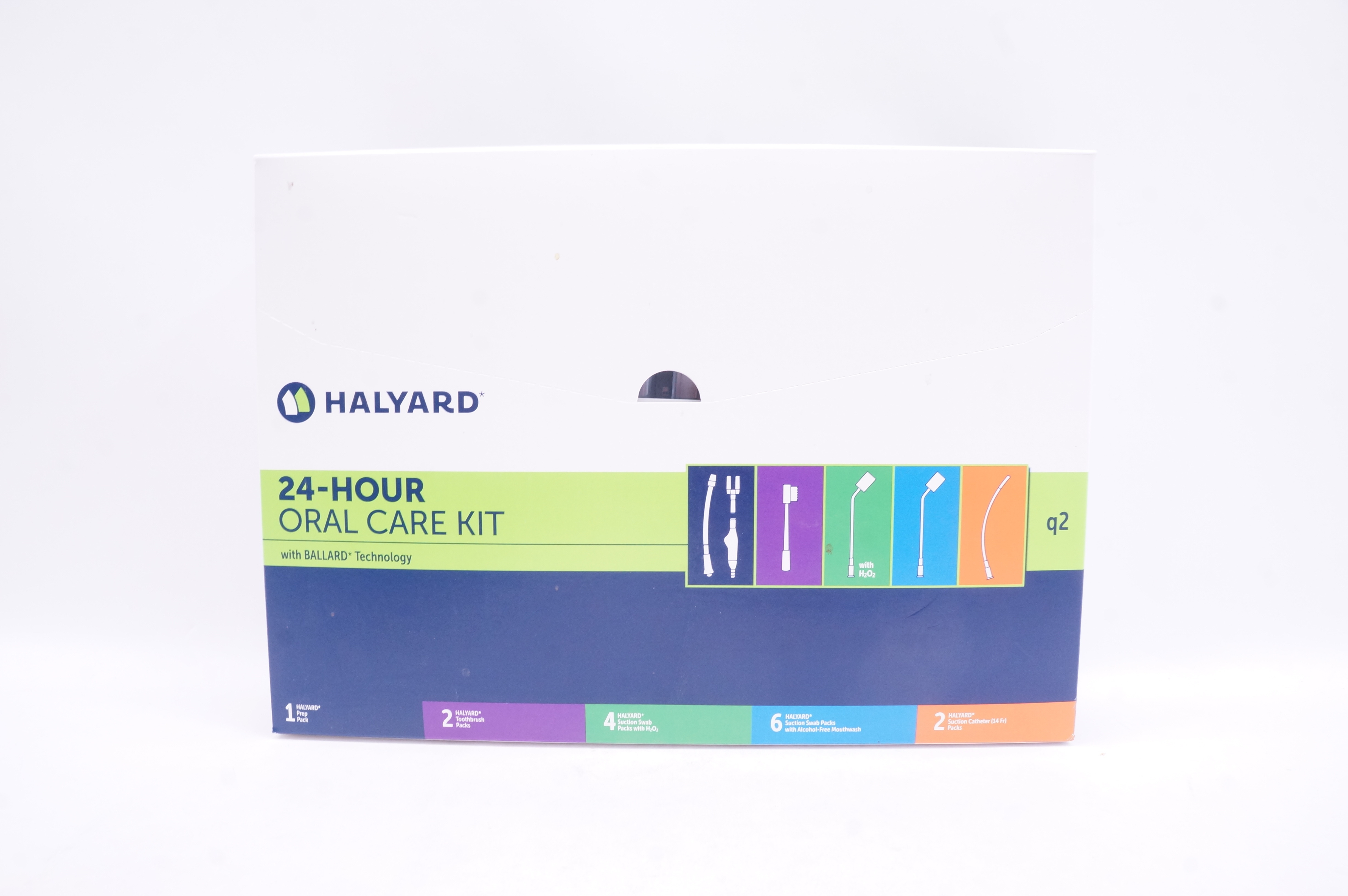 Halyard 97020 24-Hour Oral Care Kit with Ballard Technology