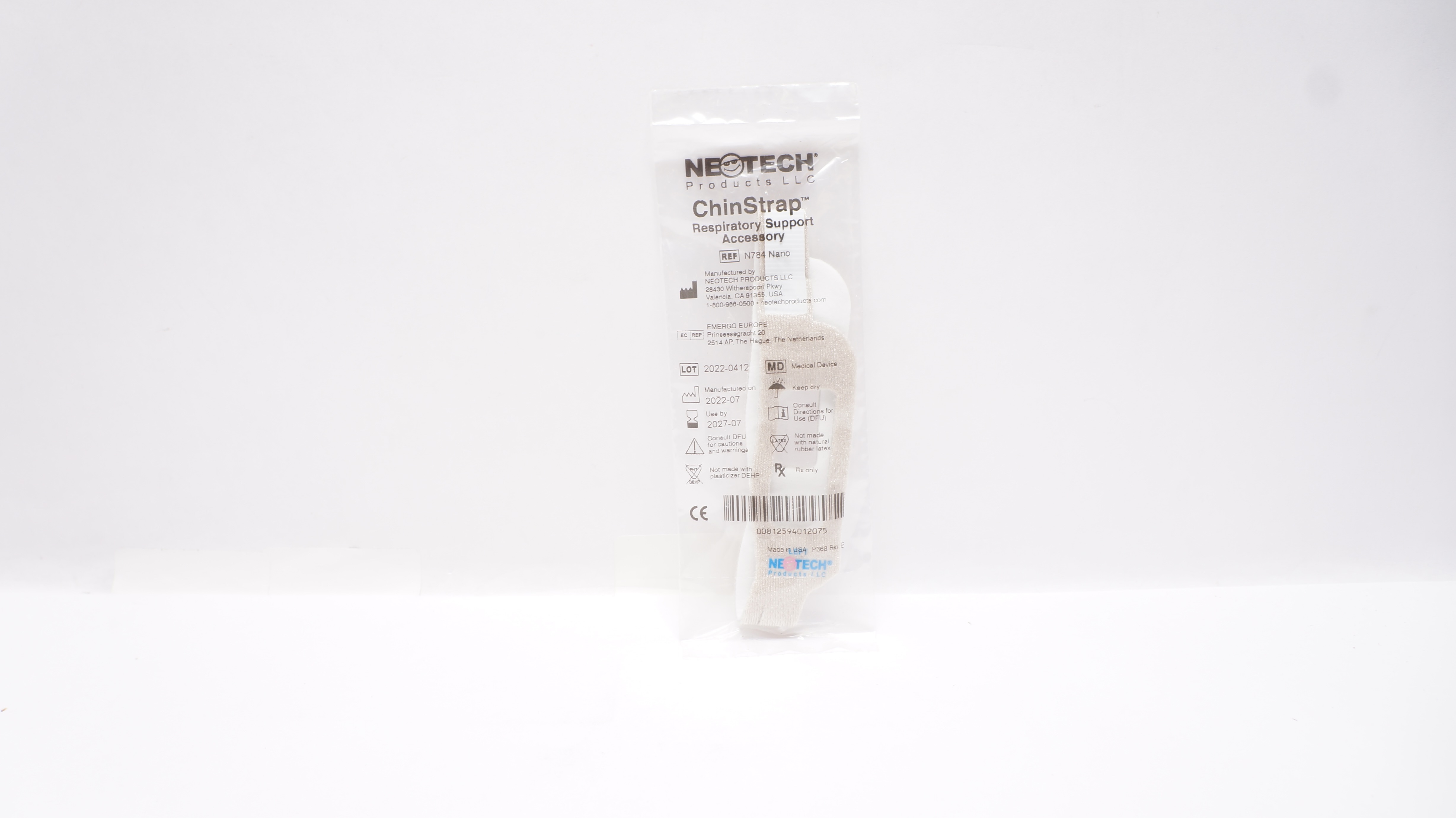 Neotech N784 ChinStrap Respiratory Support Accessory