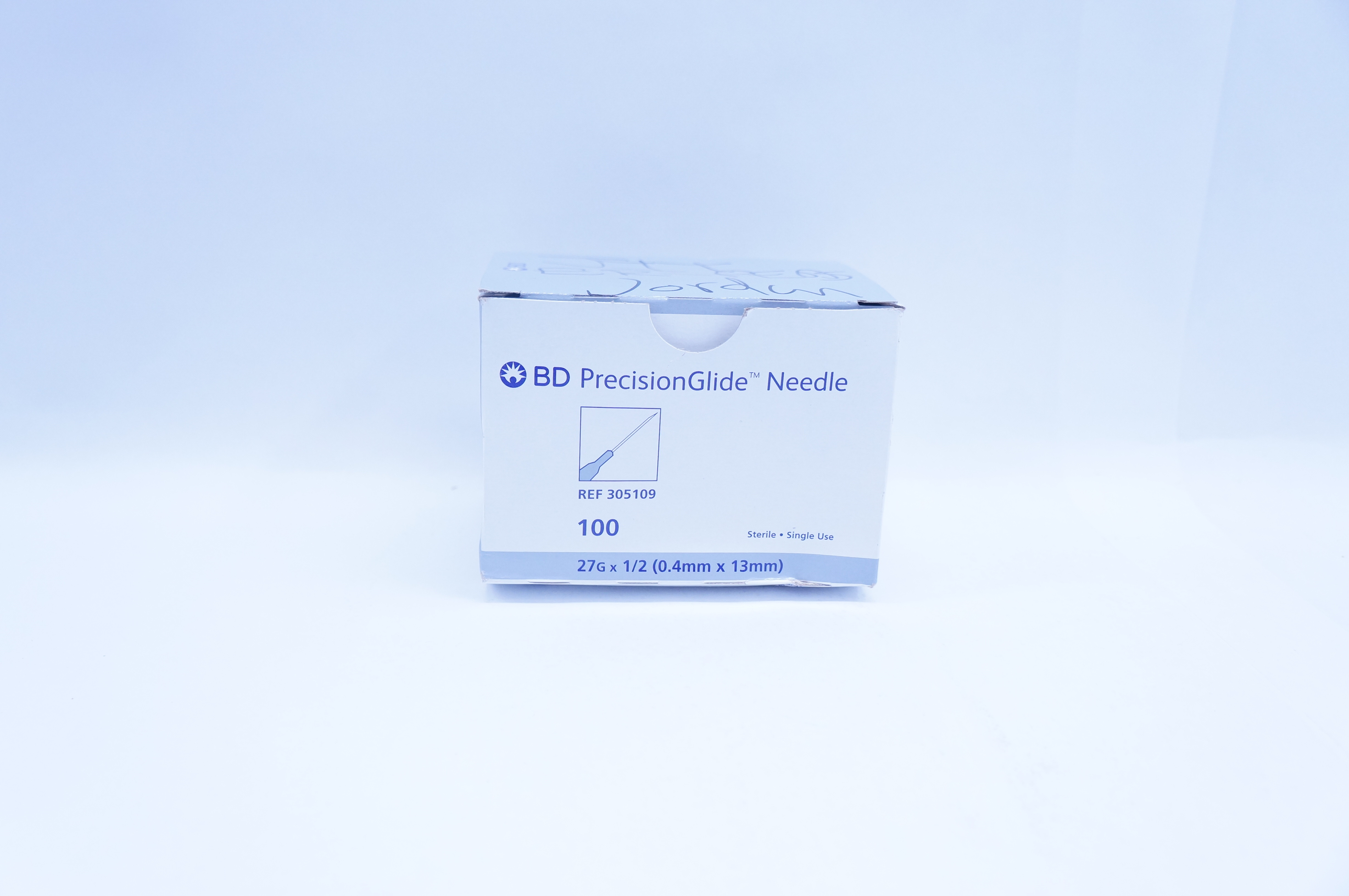BD 305109 PrecisionGlide Ndle 27G x 1/2 - Box of 100