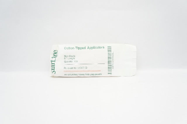 StarLine 2565-62 Cotton-Tipped Applicators 6inch - Pack of 100