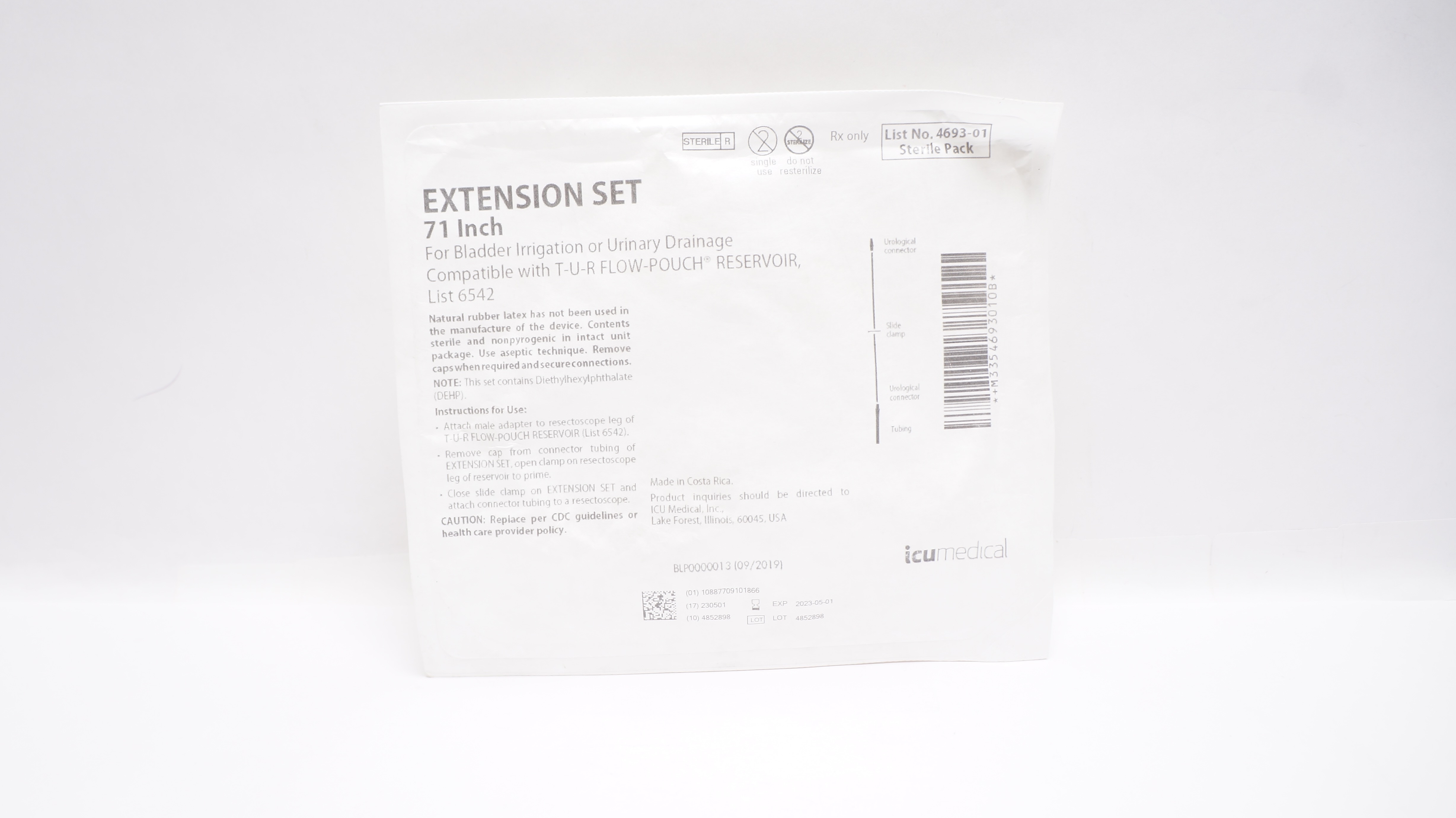 Icu Medical 4693-01 Extension Set 71inch (x)