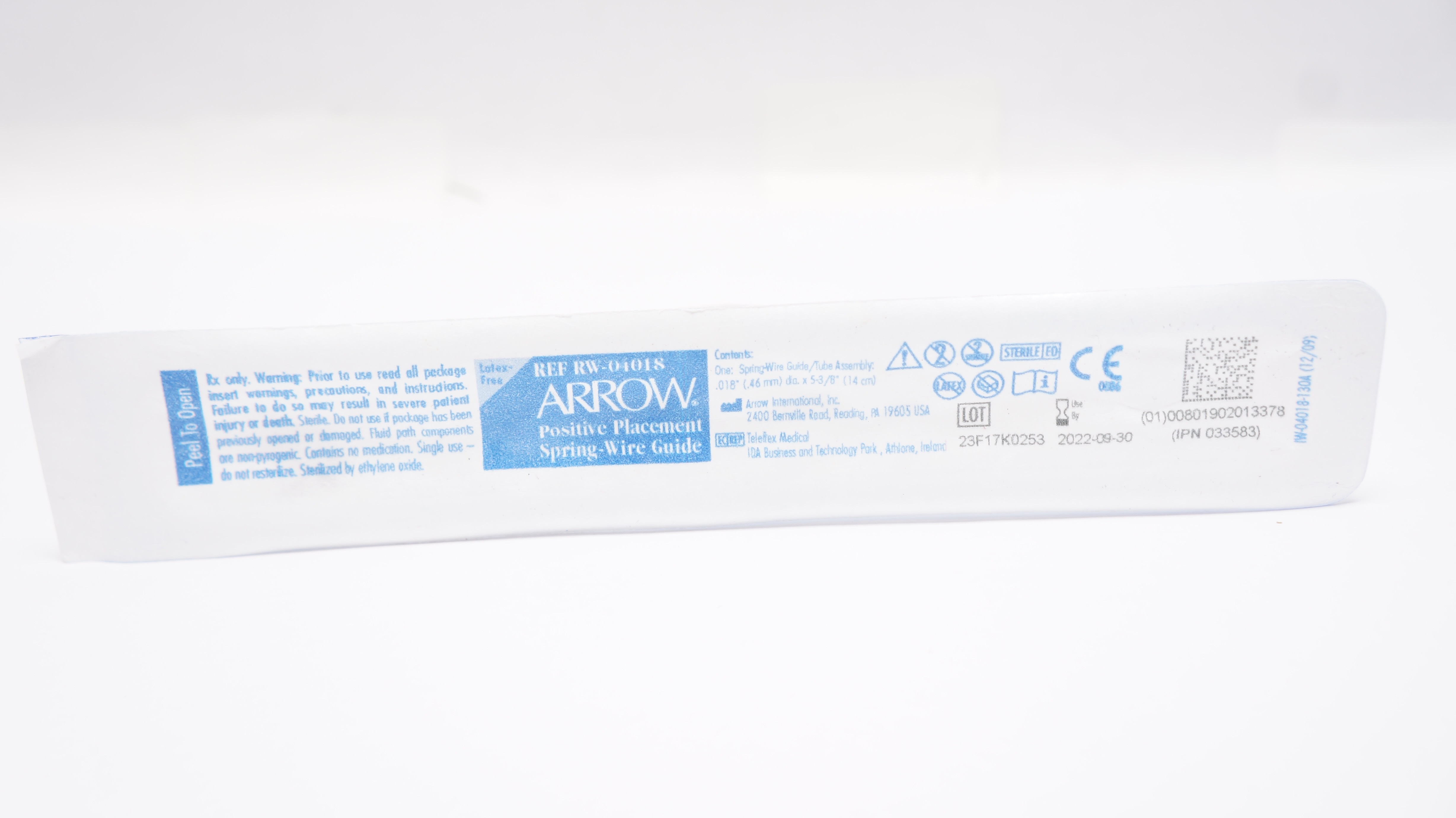 Arrow RW-04018 Positive Placement Spring-Wire Guide 0.018inch x 5-3/8inch (x)