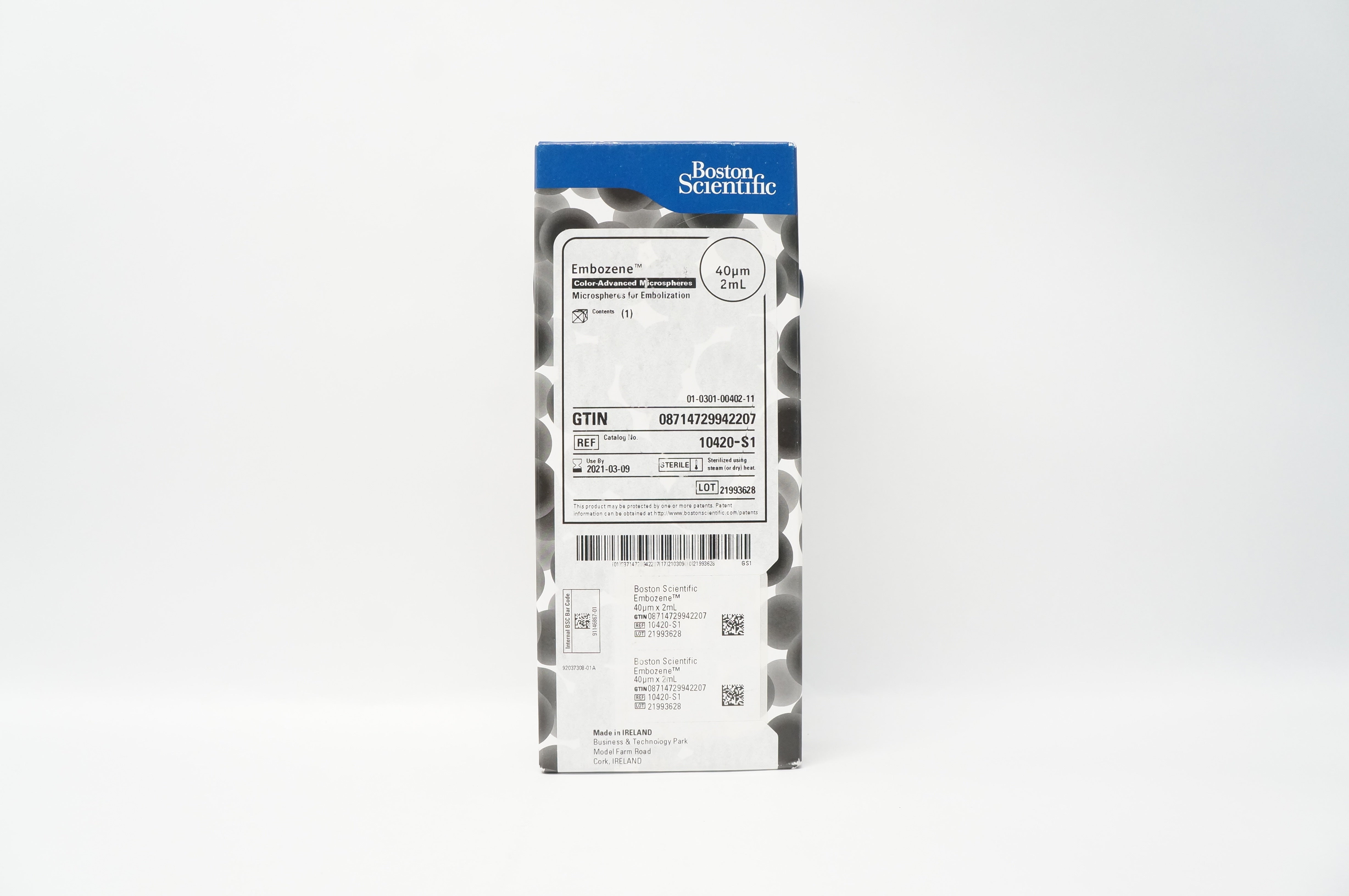Boston Scientific 10420-S1 Embozene Microspheres for Emboloization 40µm 2ml (x)