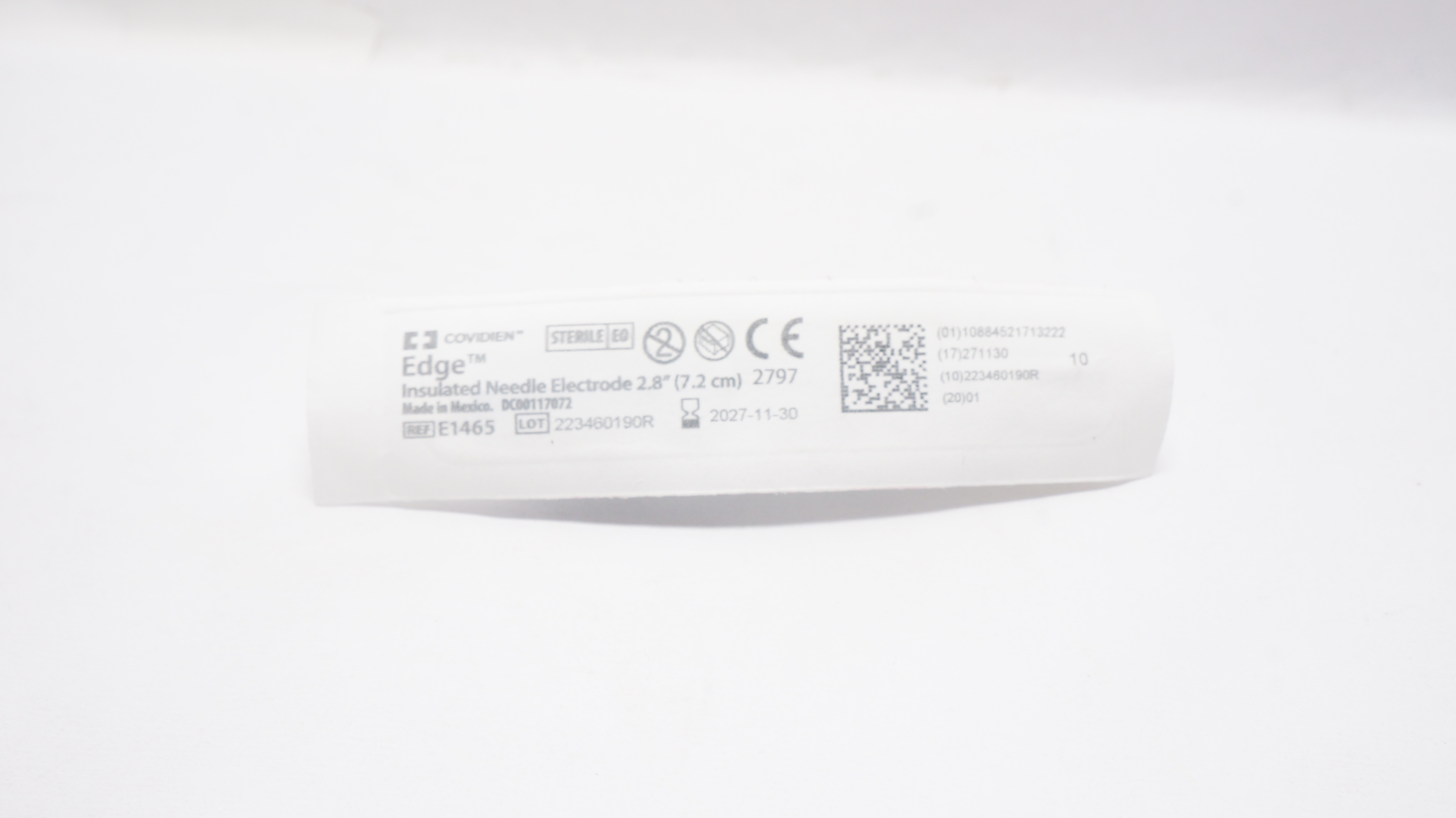 Covidien E1465 Edge Insulated Ndle. Electrode 2.8inch