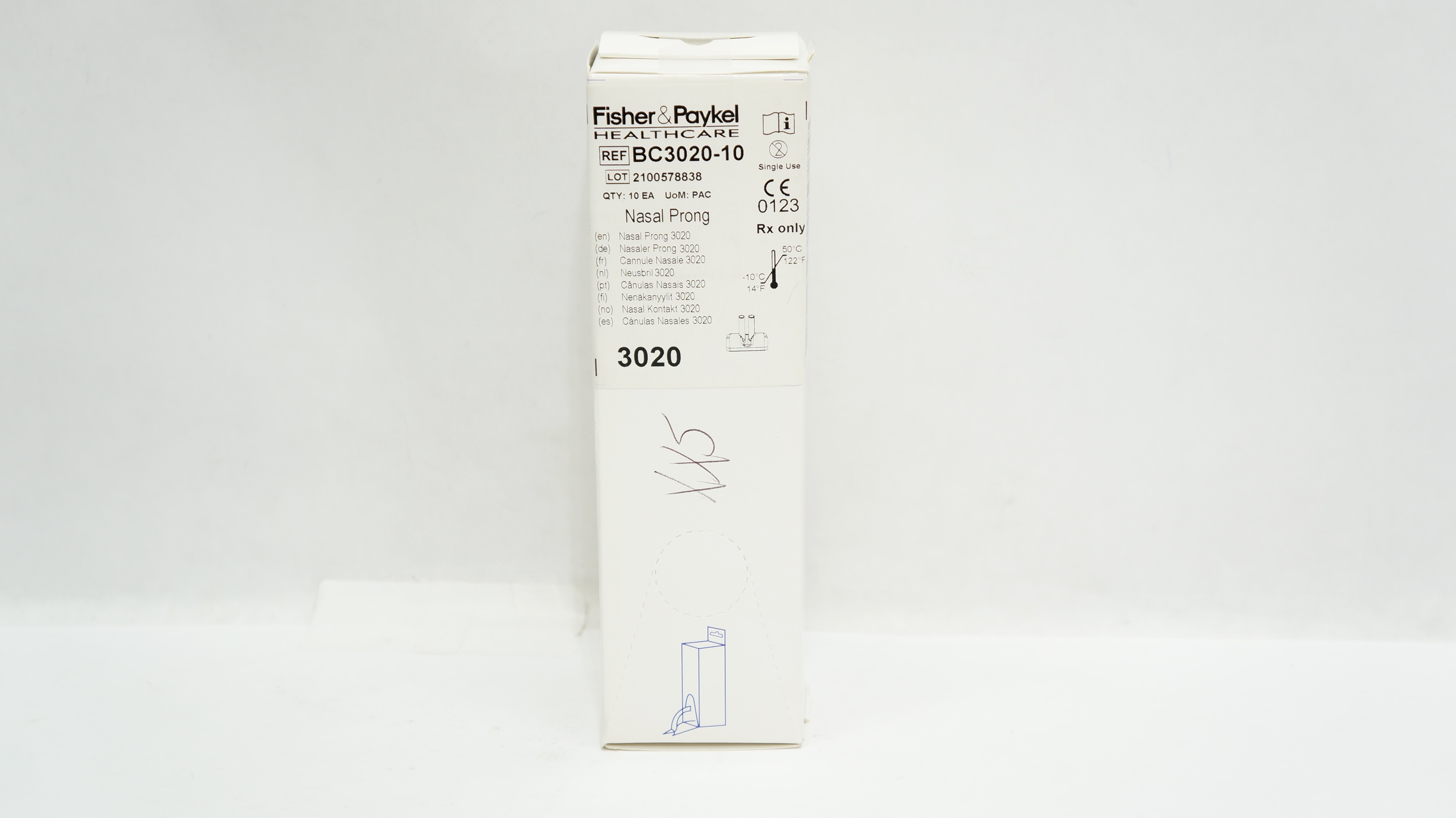 Fisher & Paykel BC3020-10 Nasal Prong - Box of 10