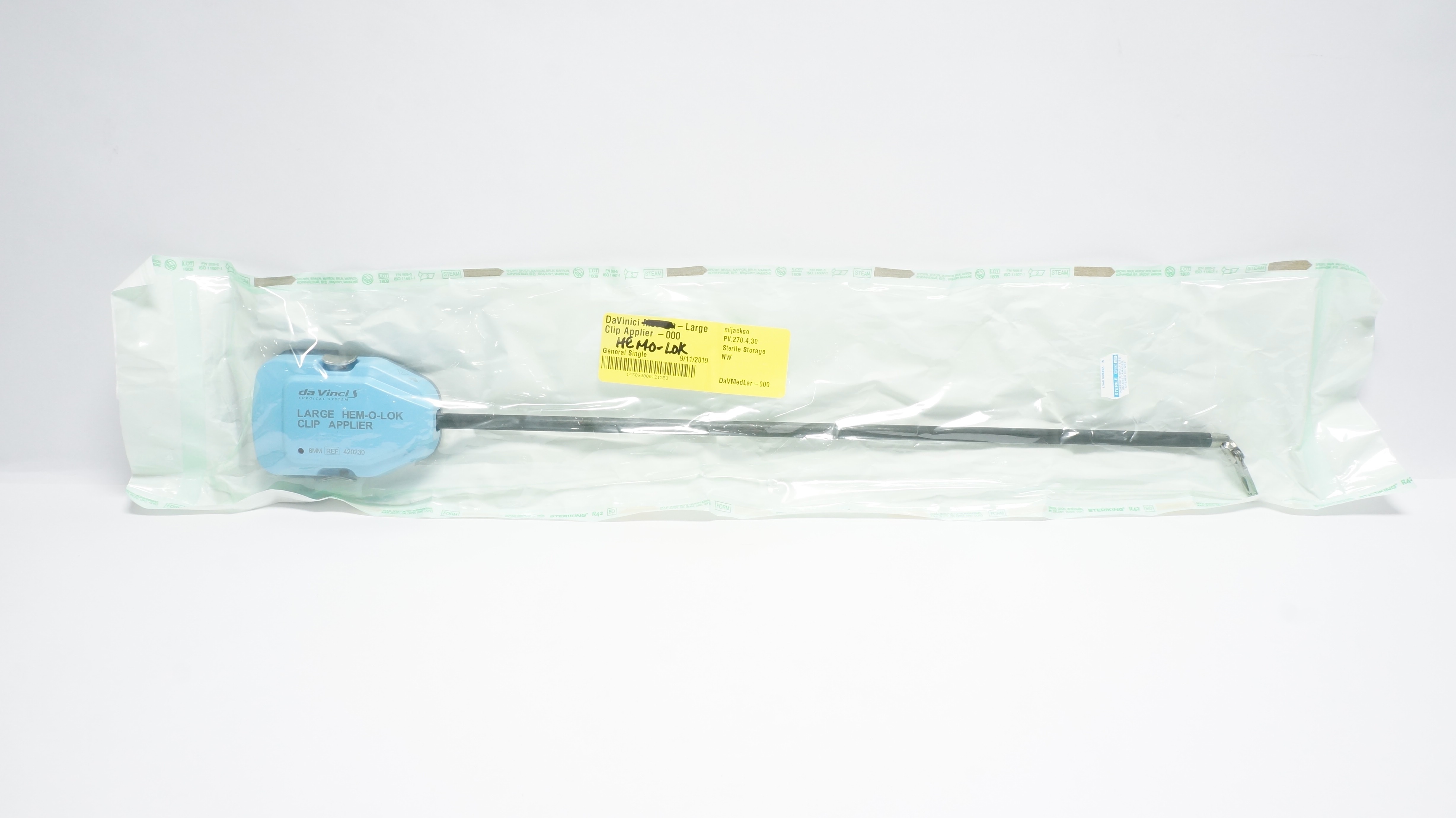 Intuitive Surgical 420230 Da Vinci S Large Hem-O-Lok Clip Applier 8mm