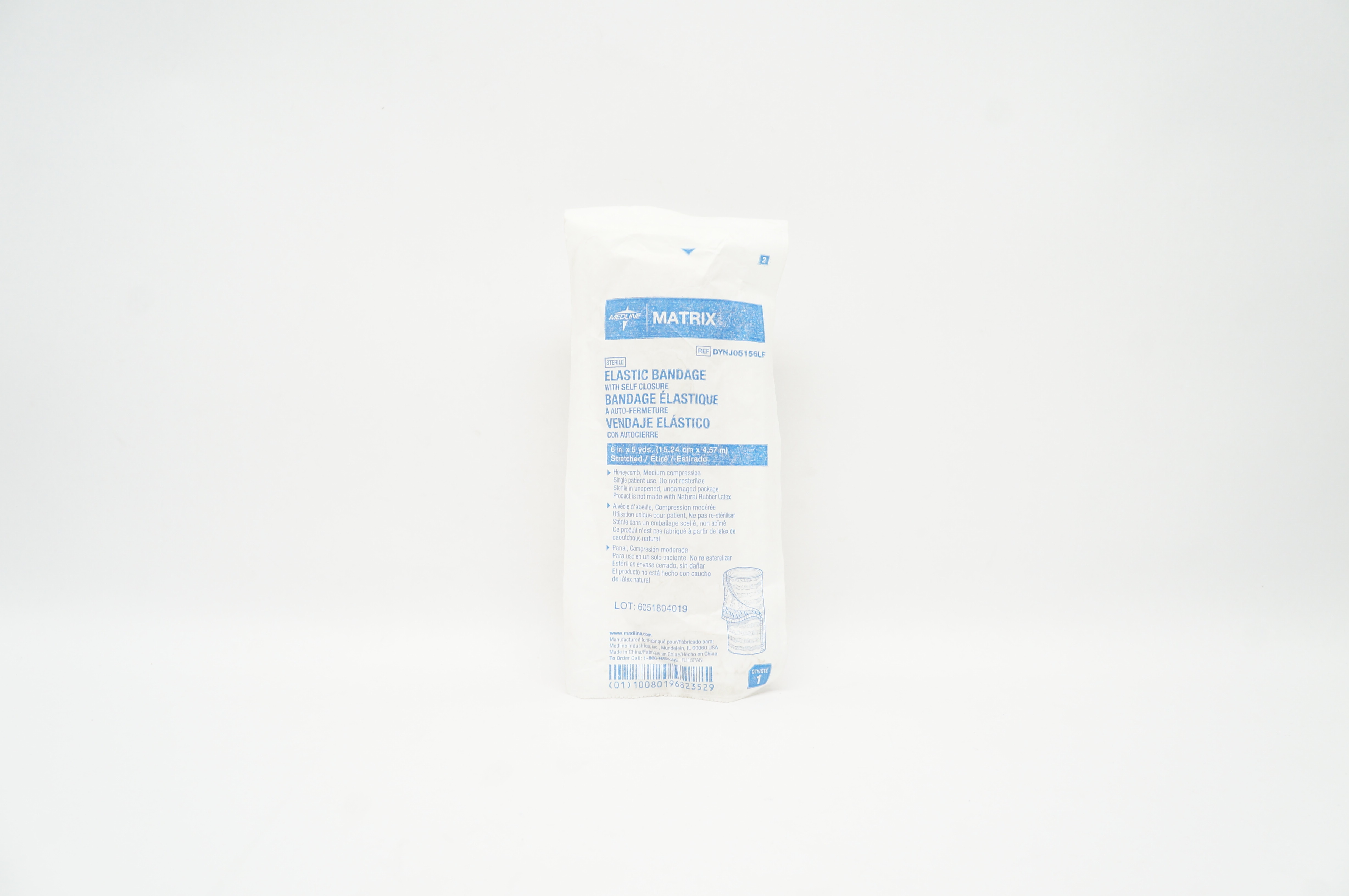 Medline DYNJ05156LF Matrix Elastic Bandage 6inch x 5 yds