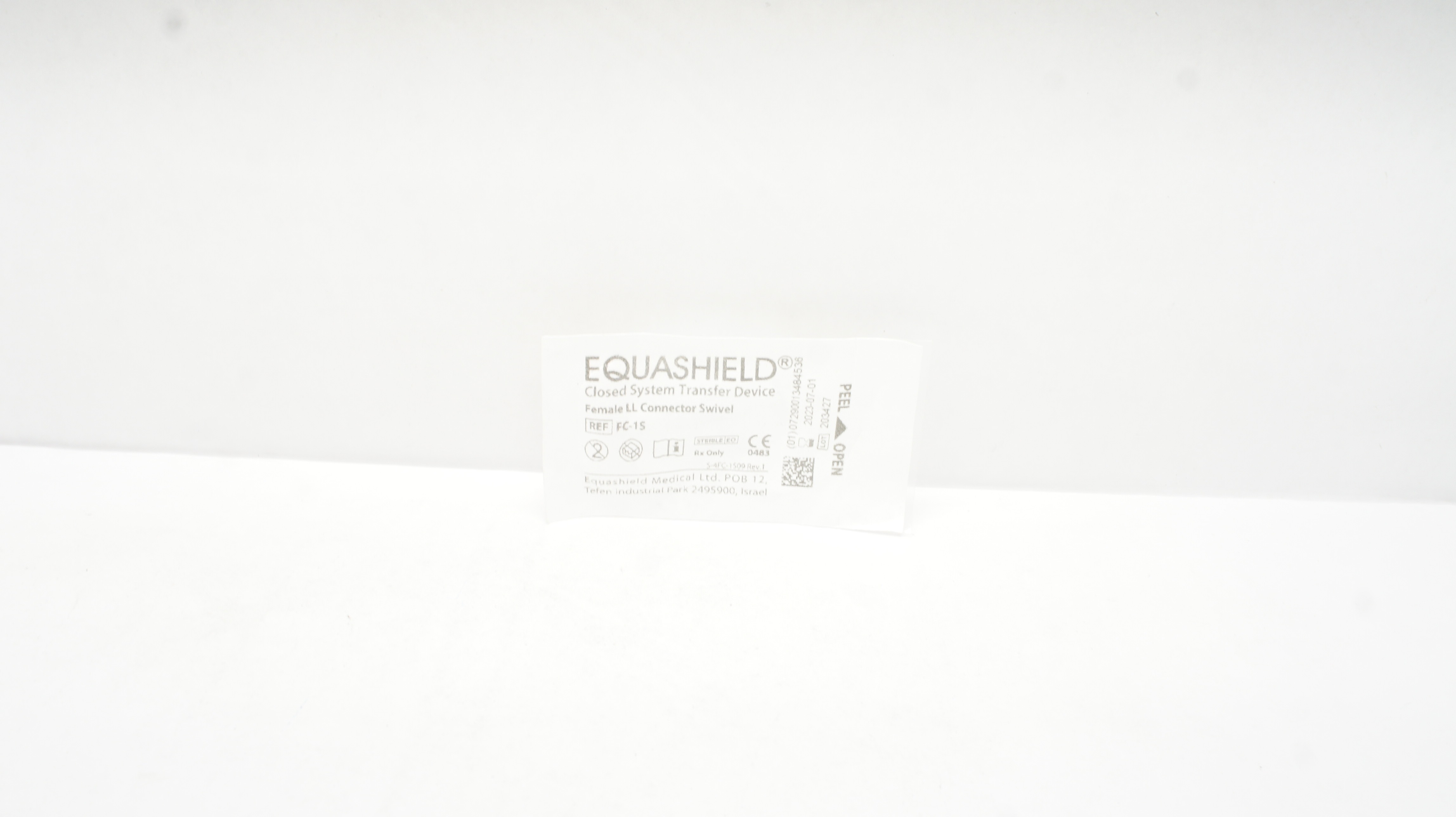 Equashield  FC-1S Closed System Drug Transfer Device Female LL Connector (x)