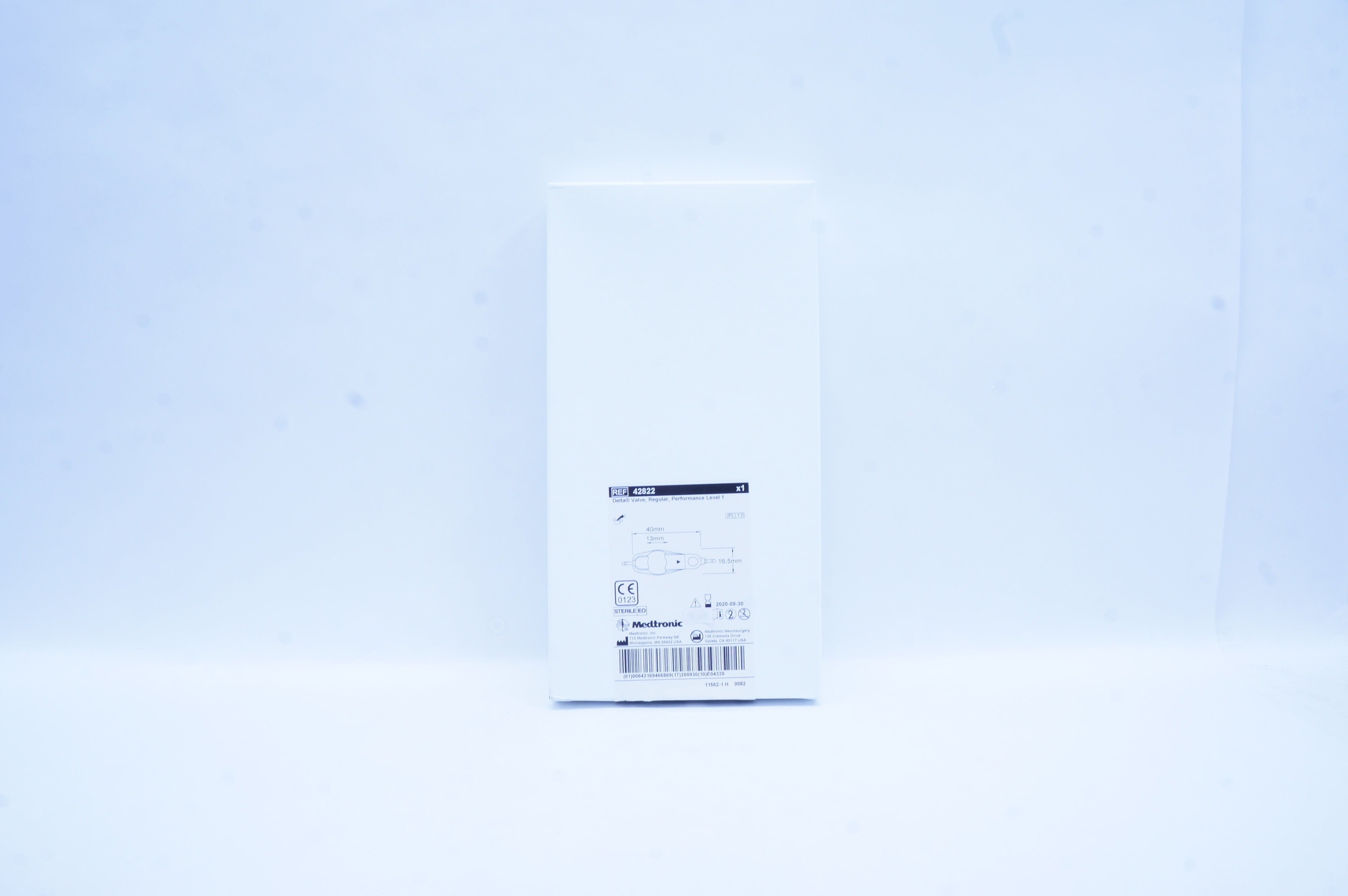 Medtronic 42822 Delta Valve, Regular, Performance Level 1 (x)