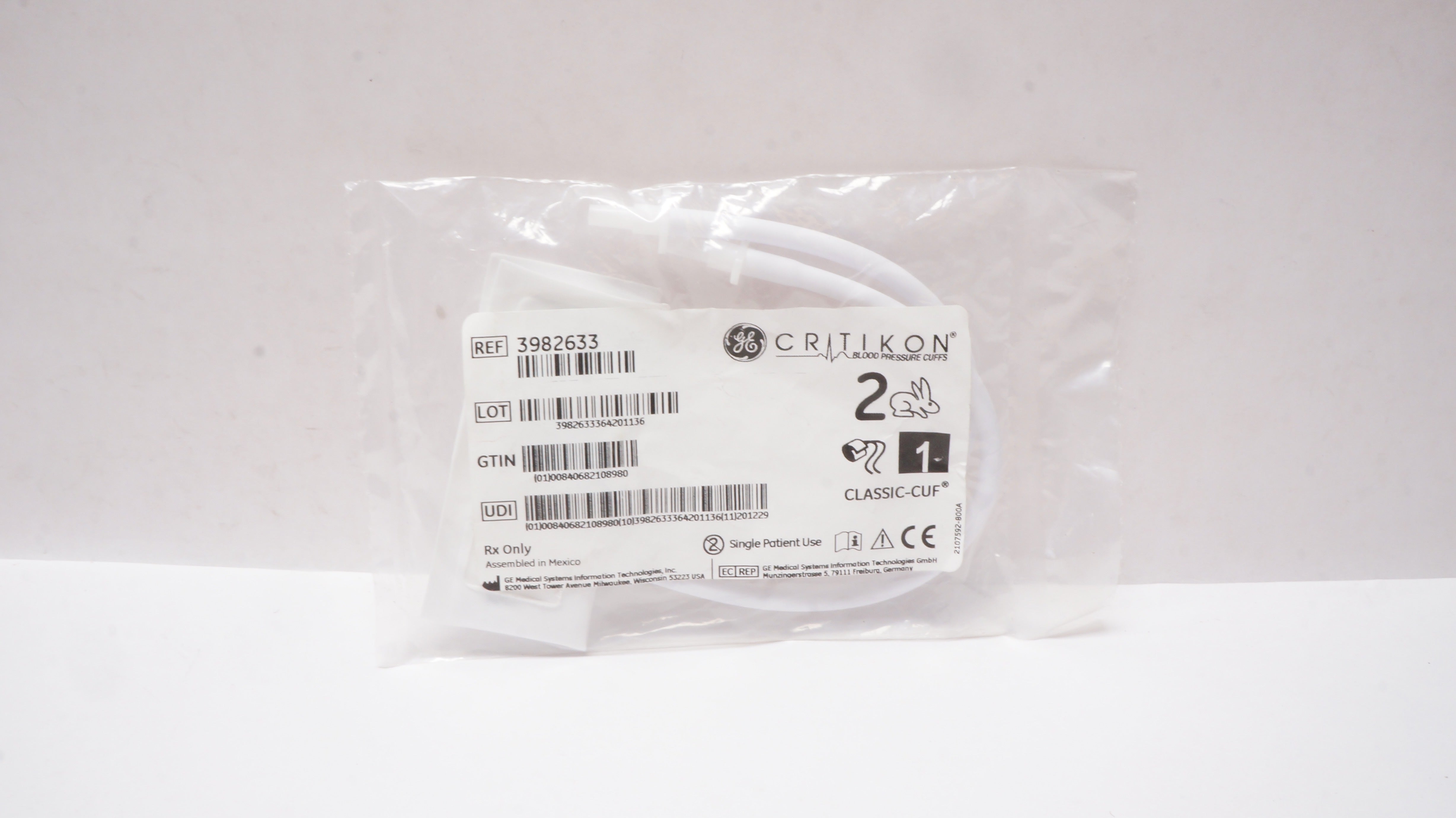 GE Medical 2633 Critikon Classic-Cuf, Blood Pressure Cuff  2
