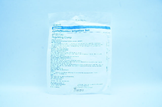 Baxter 2C4040 Cysto/Bladder Irrigation Set 81inch, Regulating Clamp