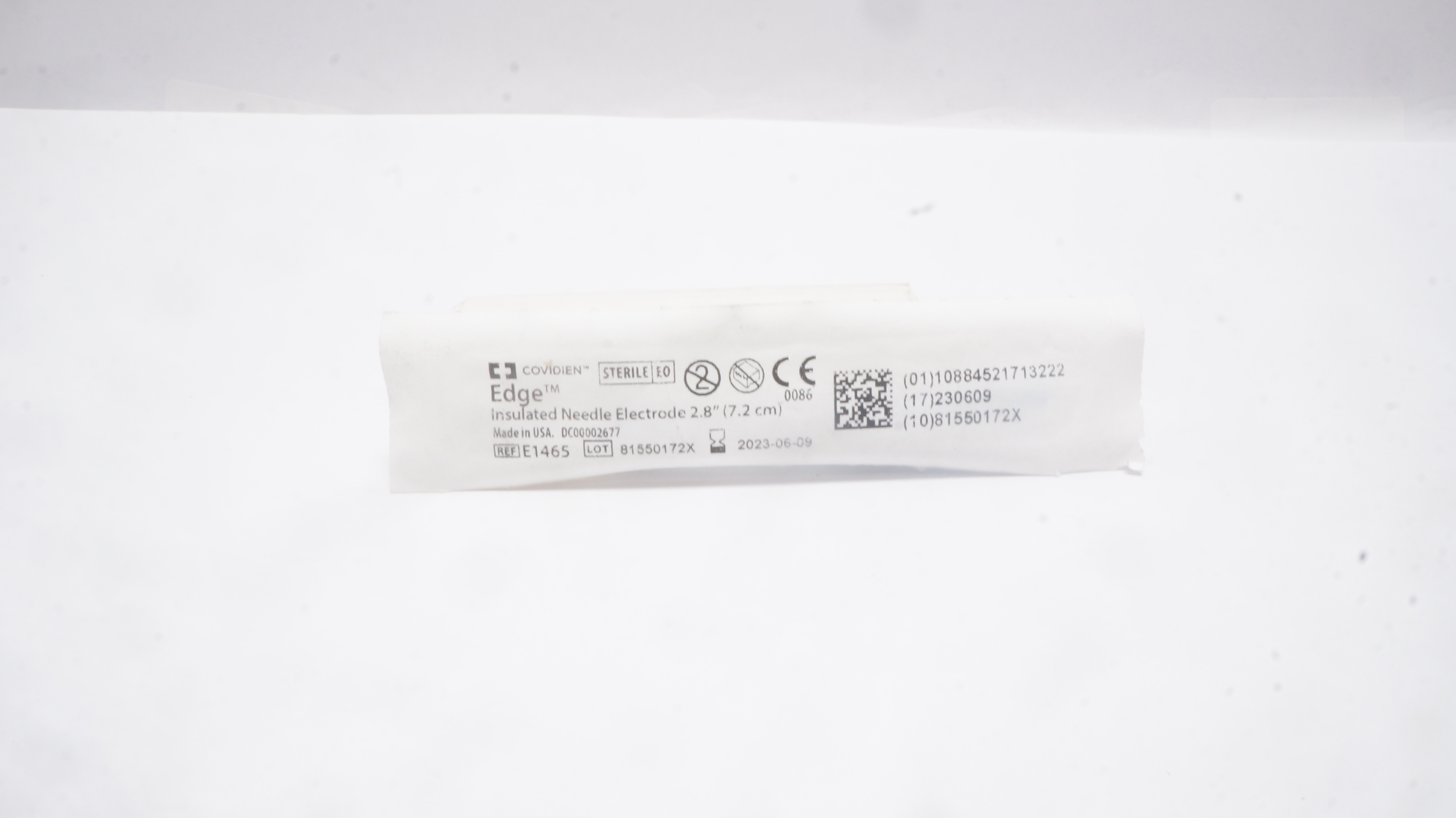 Covidien E1465-6 Edge Insulated Ndl Electrode 6.5 inch (x)