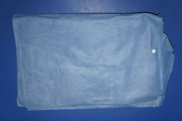Cardinal Health 2202LC Fluid-Resistant Lab Coats, Blue Large ~ Box of 25
