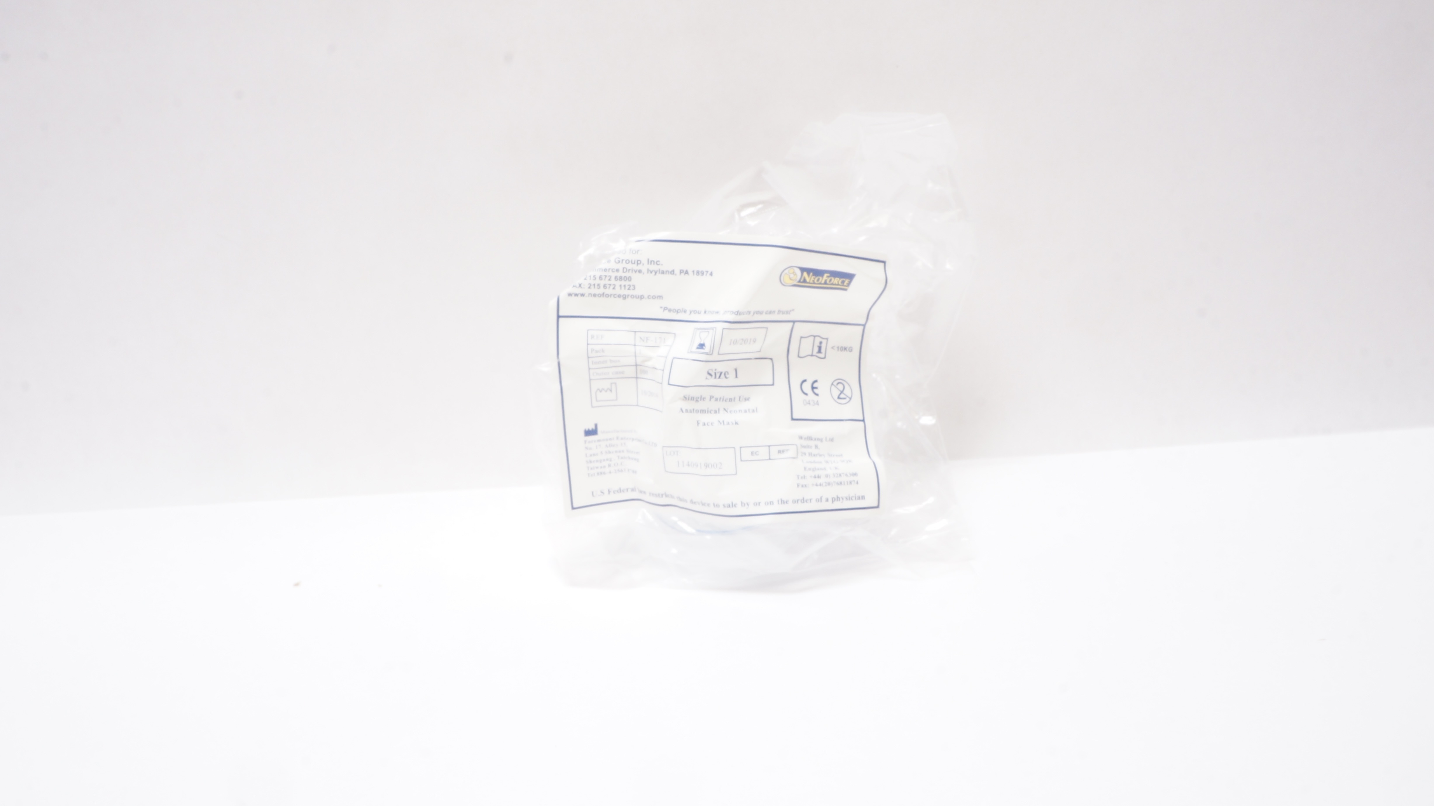 Foremount Enterprise NF-171 NeoForec Anatomical Neonatal Face Mask (x)