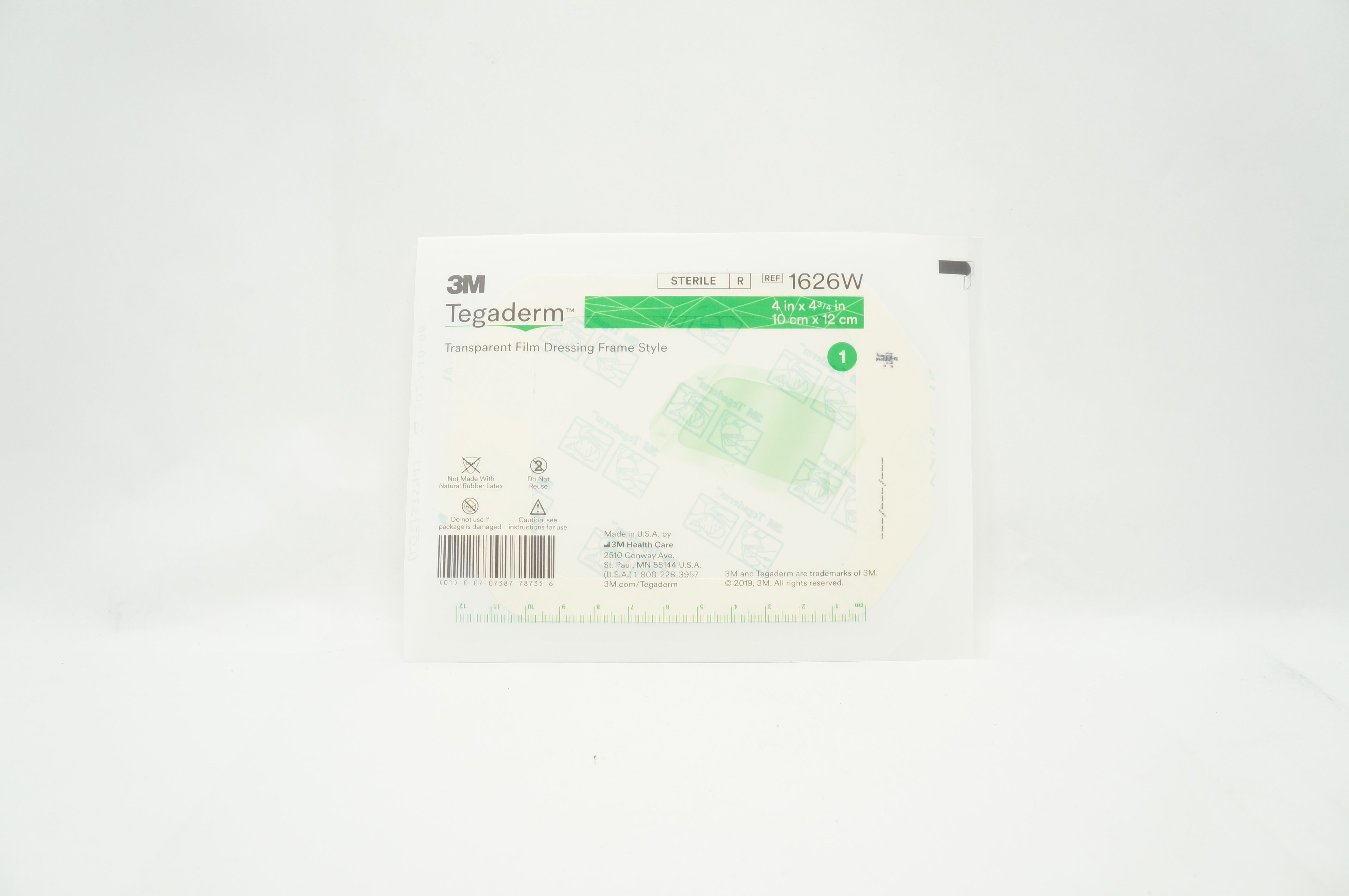 3M 1626W Tegaderm Transparent Film Dressing Frame Style 4 inch x 4 3/4inch (x)