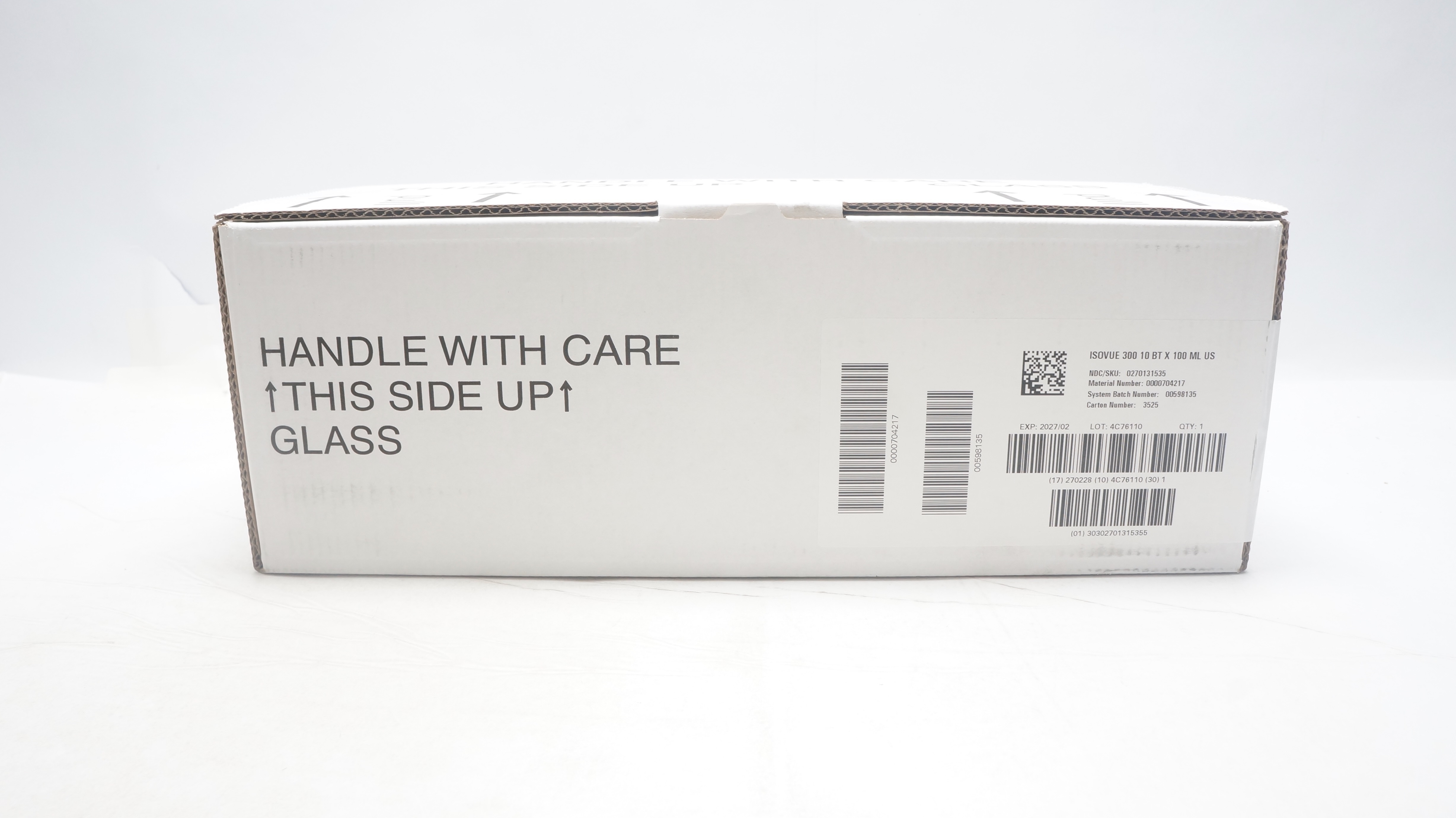 Bracco Diagnostics Isovue-300 Lopamidol Injection 61% 100ml - Box of 10 Bottles