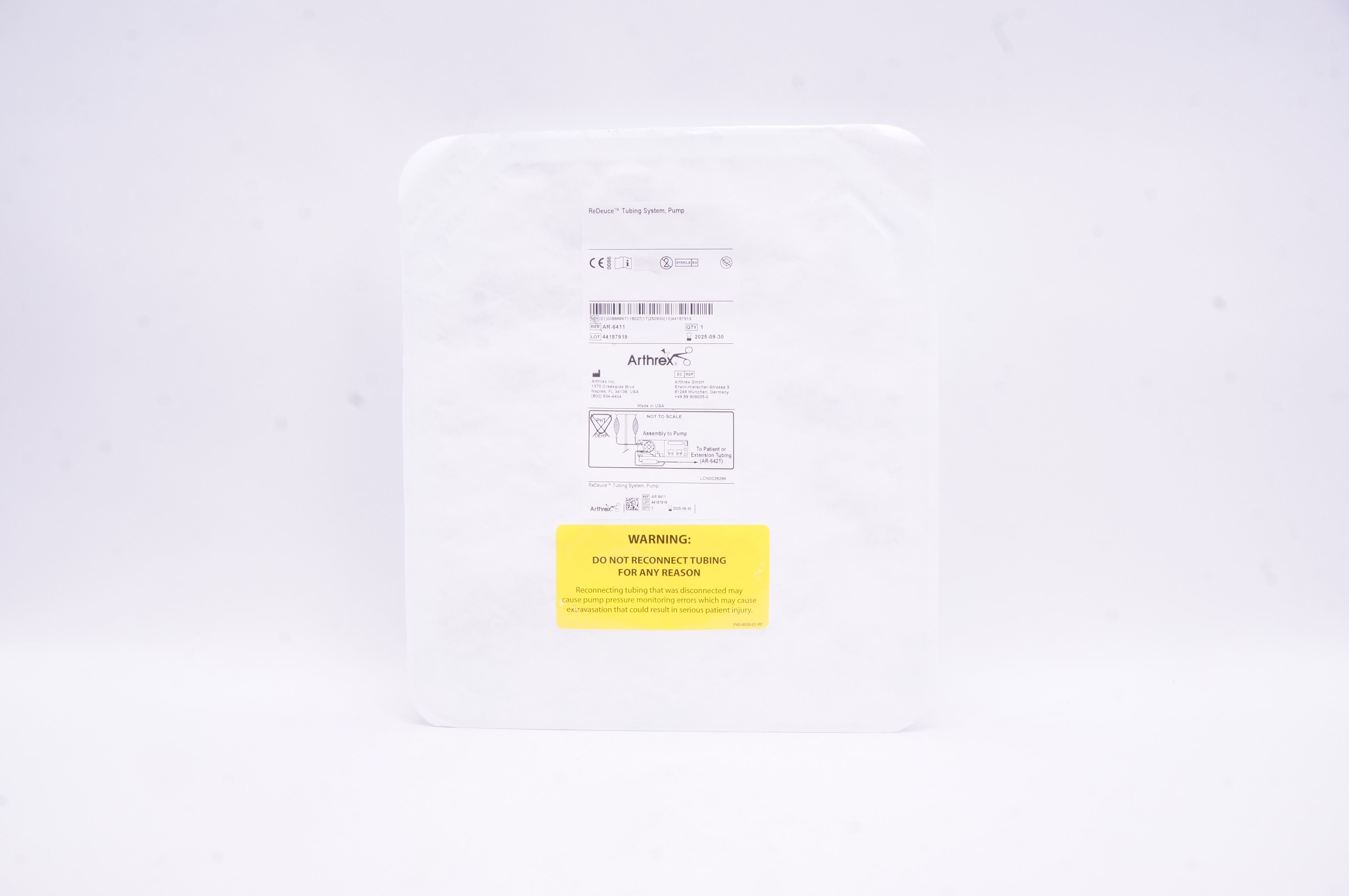 Arthrex AR-6411 ReDeuce Tubing System, Pump